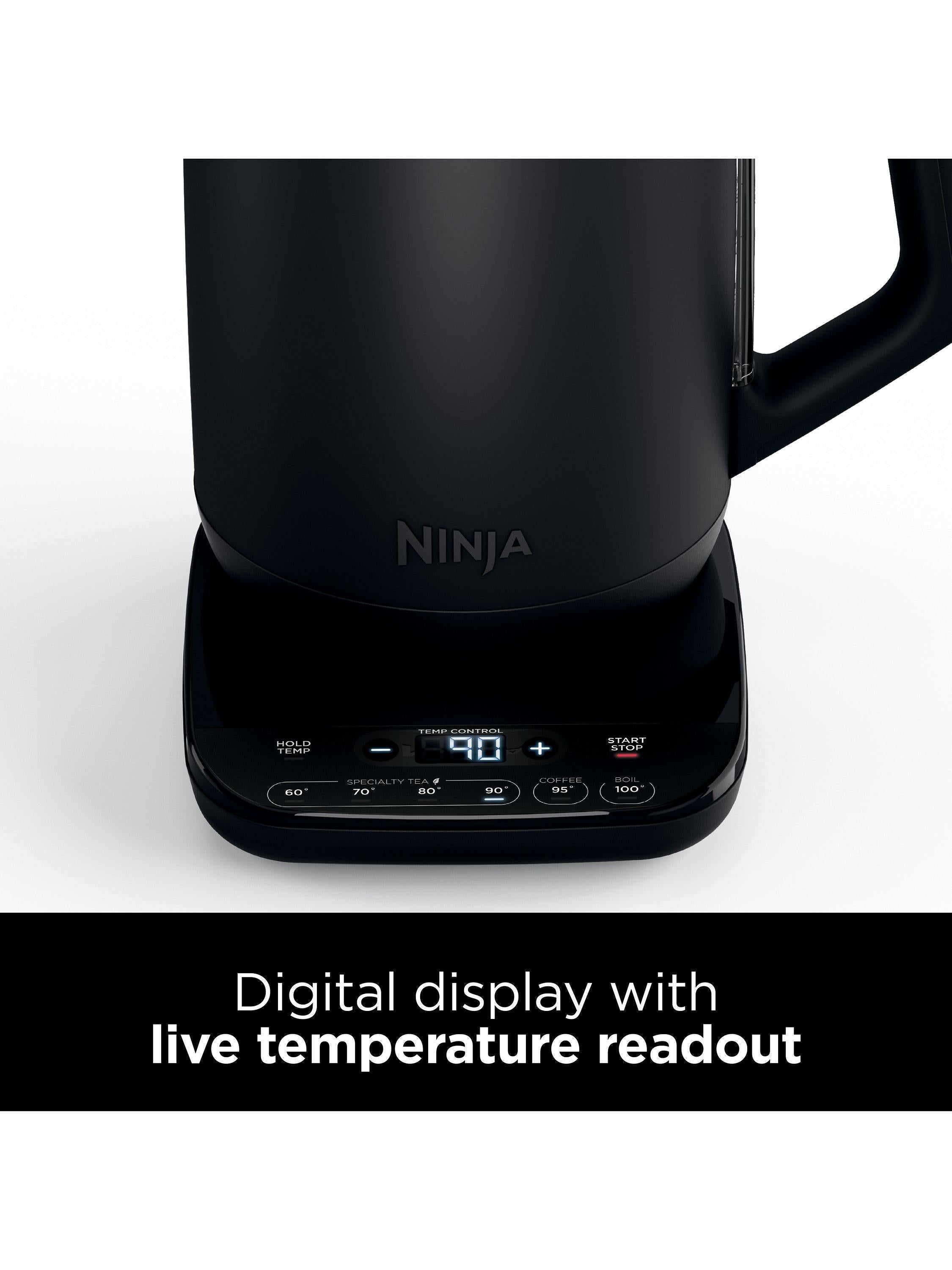 KT200UK Perfect Temperature Kettle, 1.7L, Black