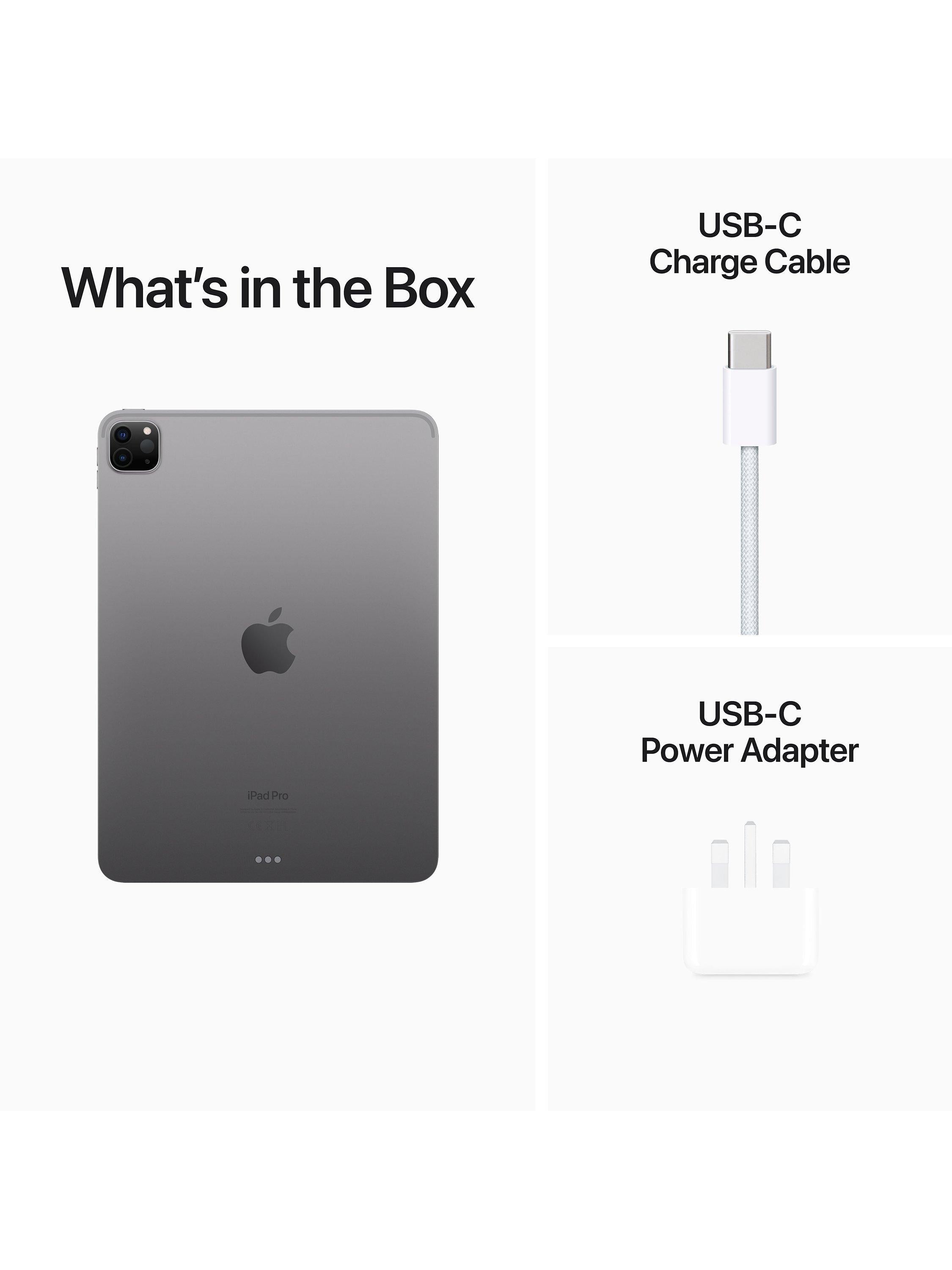 2022 Apple iPad Pro 11", M2 Processor, iOS, Wi-Fi, 2TB