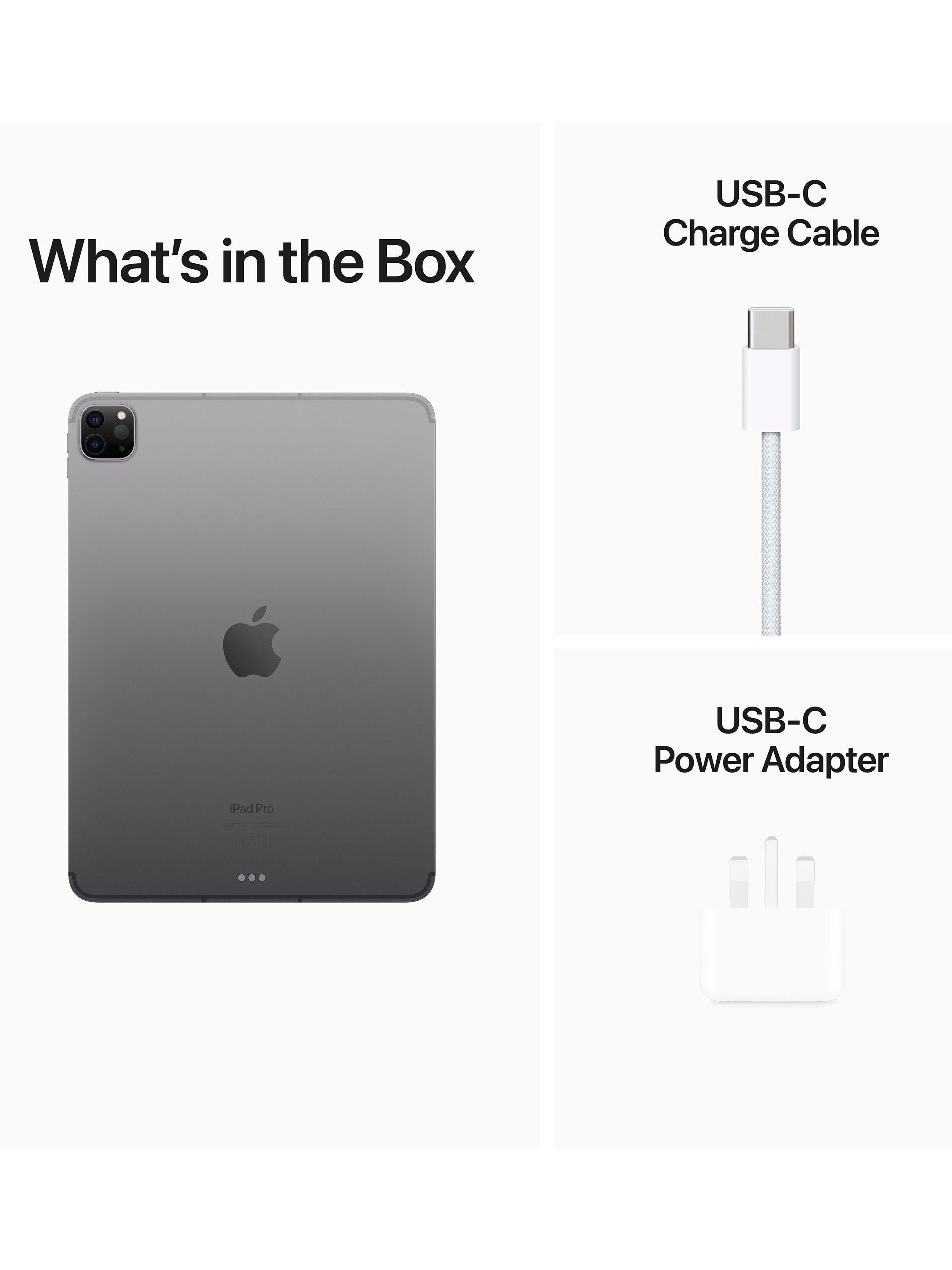 2022 Apple iPad Pro 11", M2 Processor, iOS, Wi-Fi & Cellular, 2TB