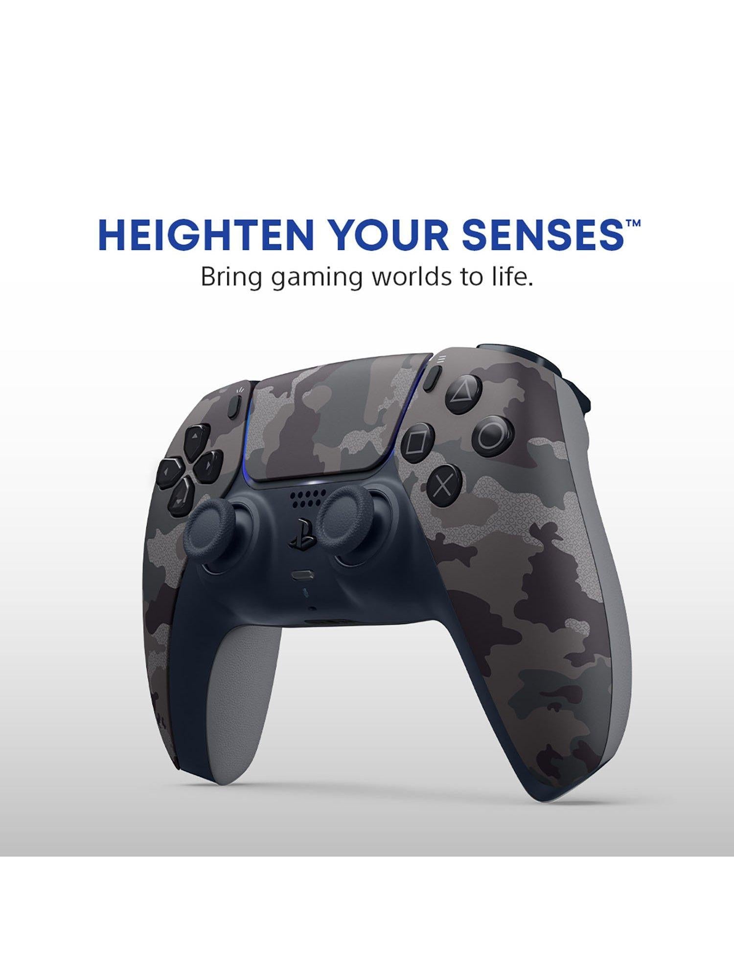 PlayStation 5 DualSense Wireless Controller, Camo Grey