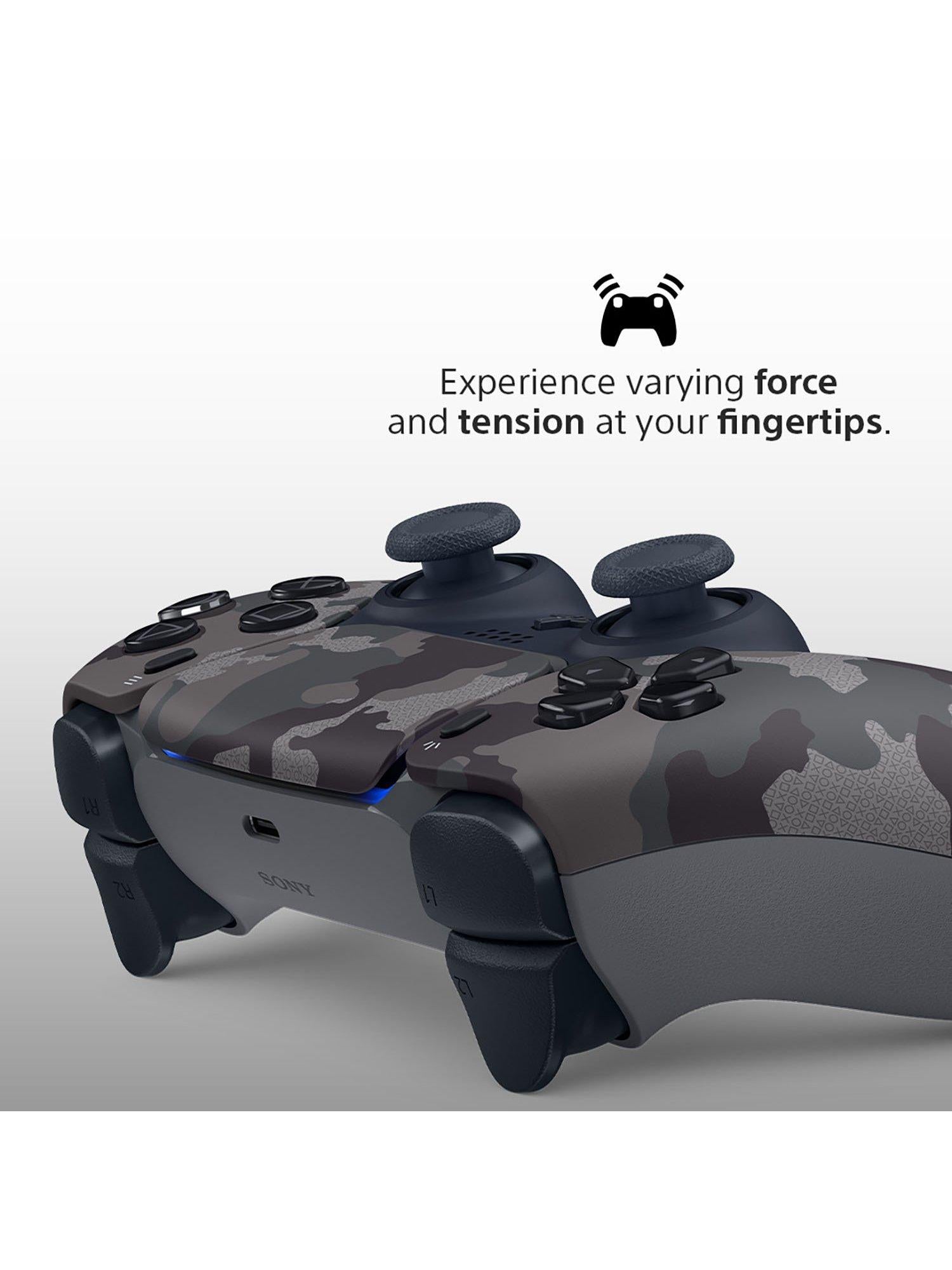 PlayStation 5 DualSense Wireless Controller, Camo Grey