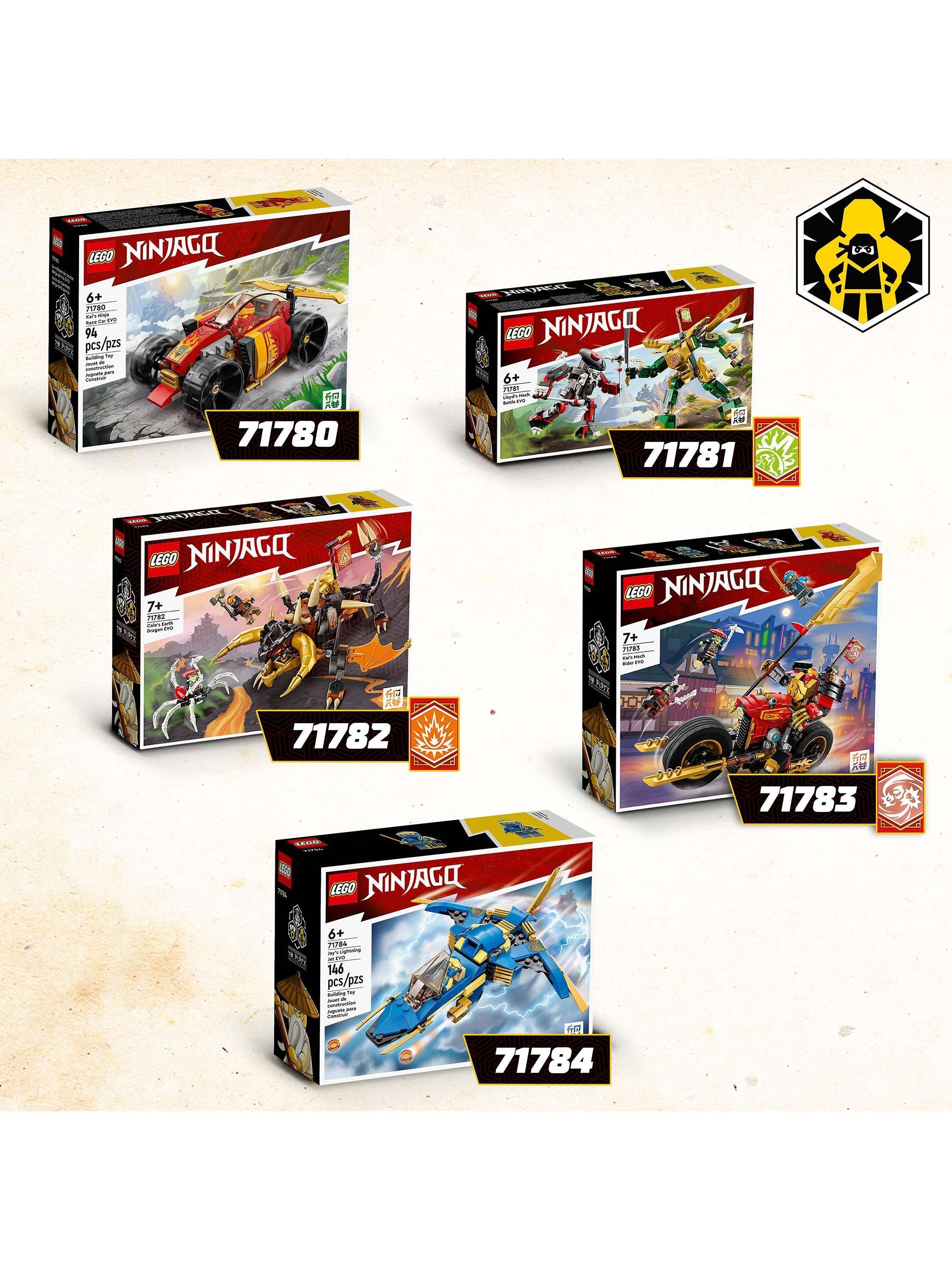Ninjago 71780 Kai’s Ninja Race Car EVO