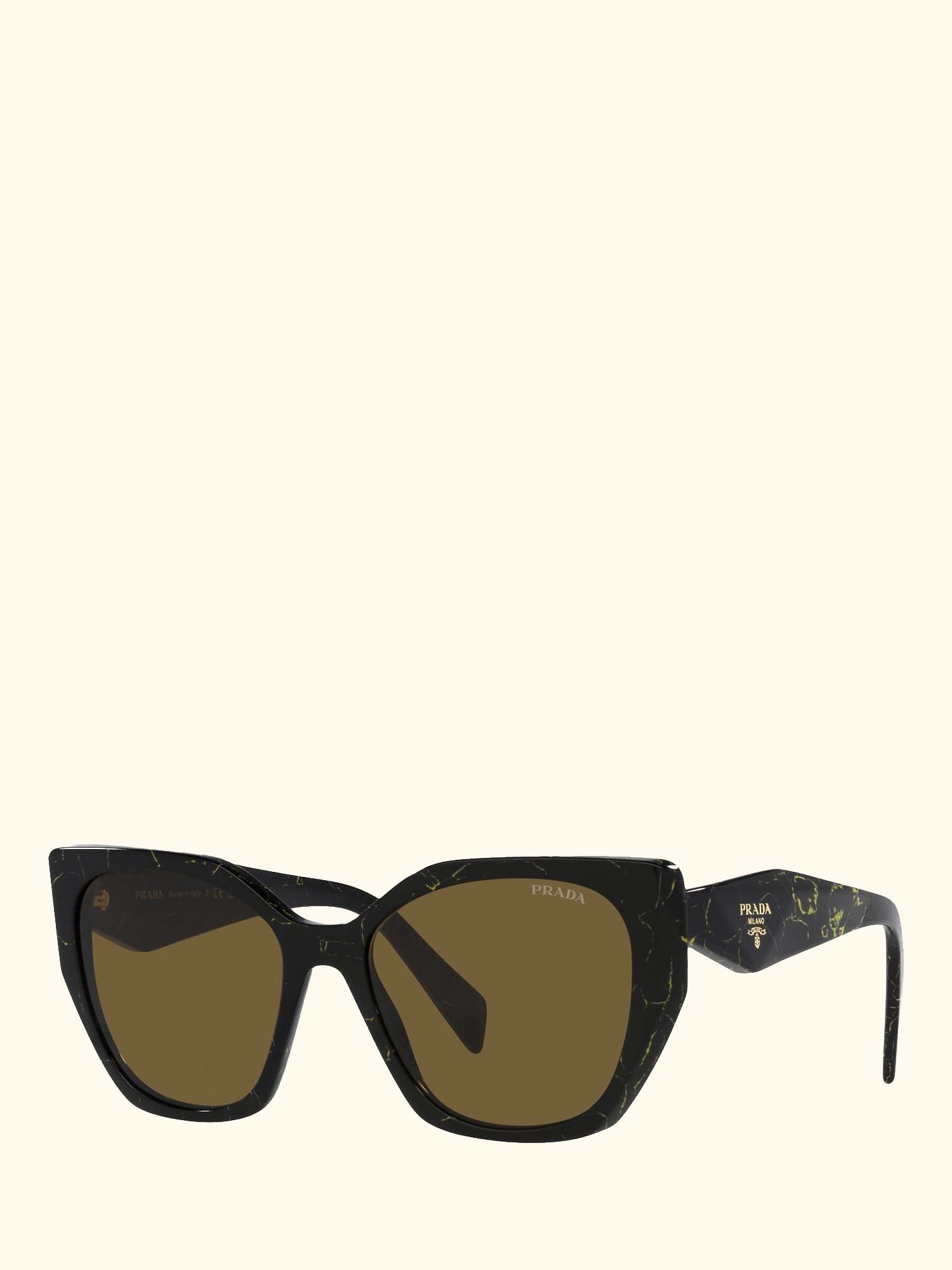 PR19ZS Women's Pillow Sunglasses, Black