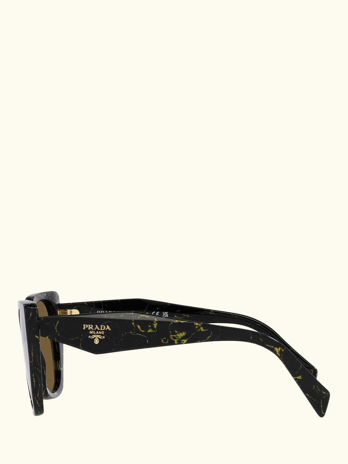 PR19ZS Women's Pillow Sunglasses, Black