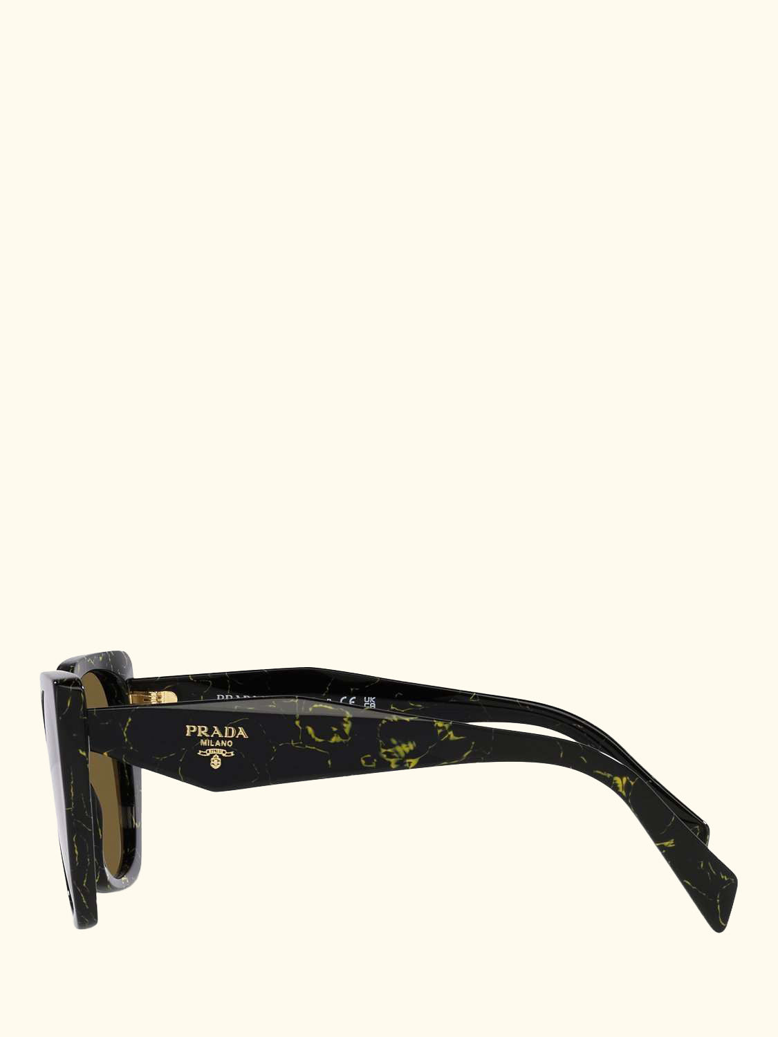 PR19ZS Women's Pillow Sunglasses, Black