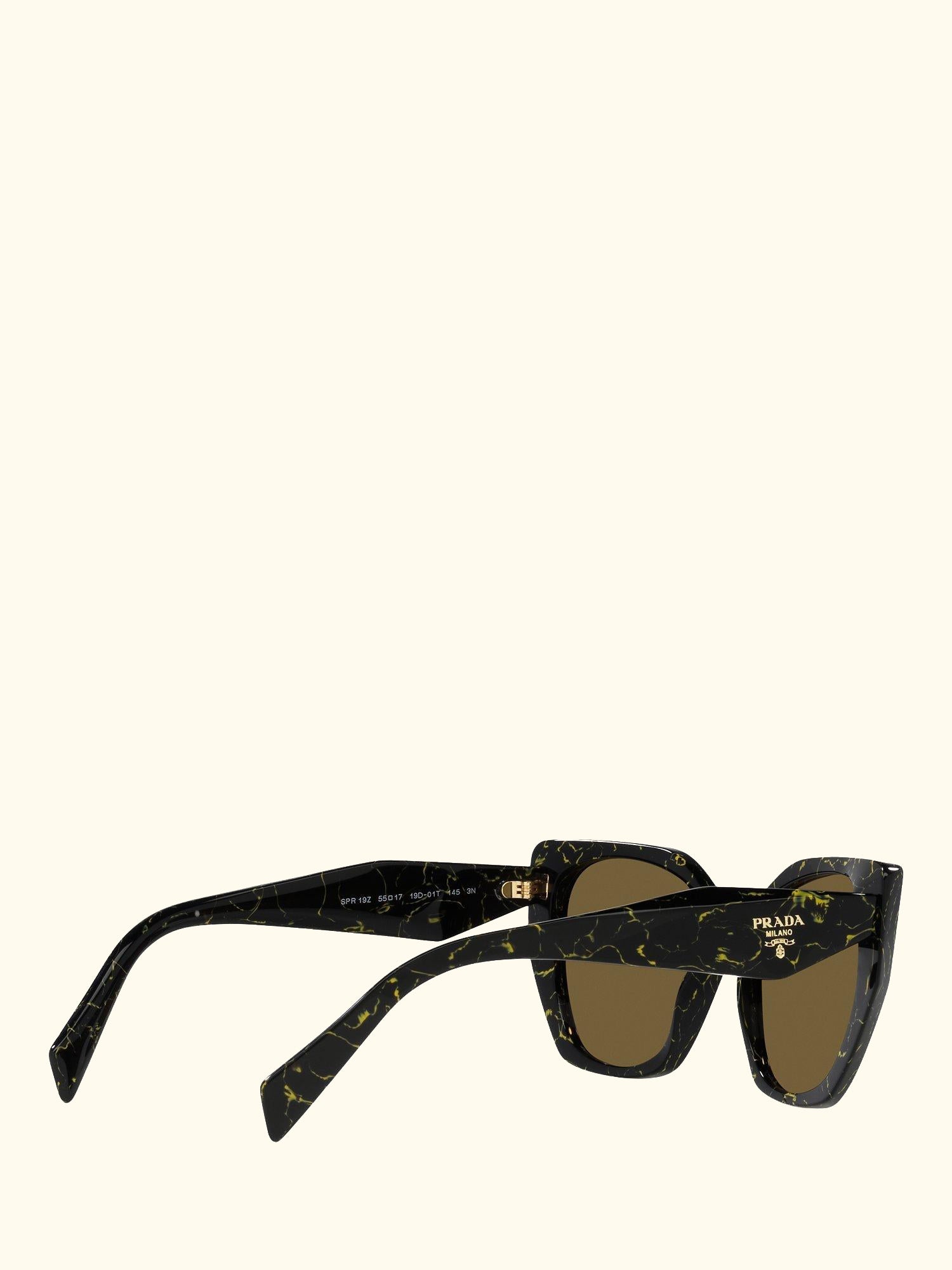 PR19ZS Women's Pillow Sunglasses, Black