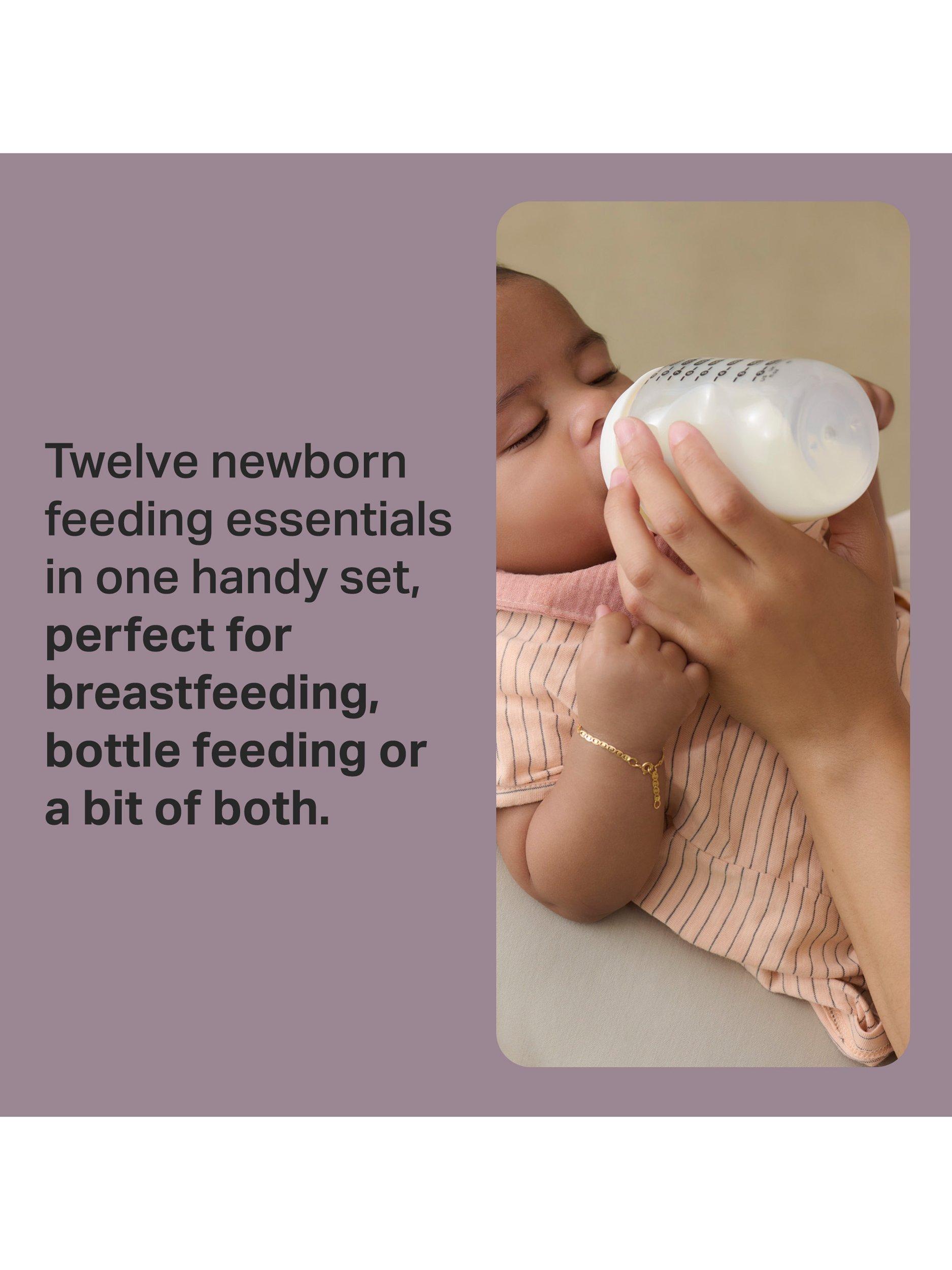 Natural Start Electric Steam Steriliser with Insulated Bottle Bag, Newborn Baby Bottles and Easiwarm Bottle Warmer Complete Feeding Set