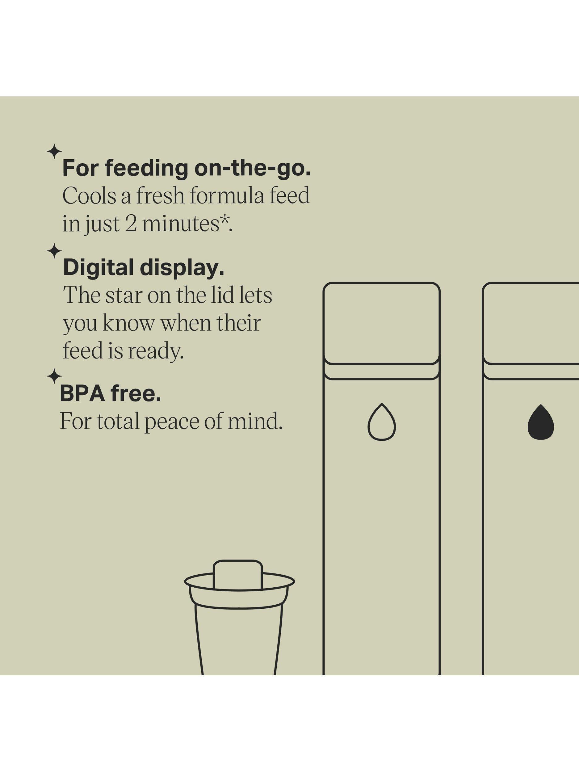 GOPrep Portable Formula Feedmaker Kit, Hot And Cool Flask