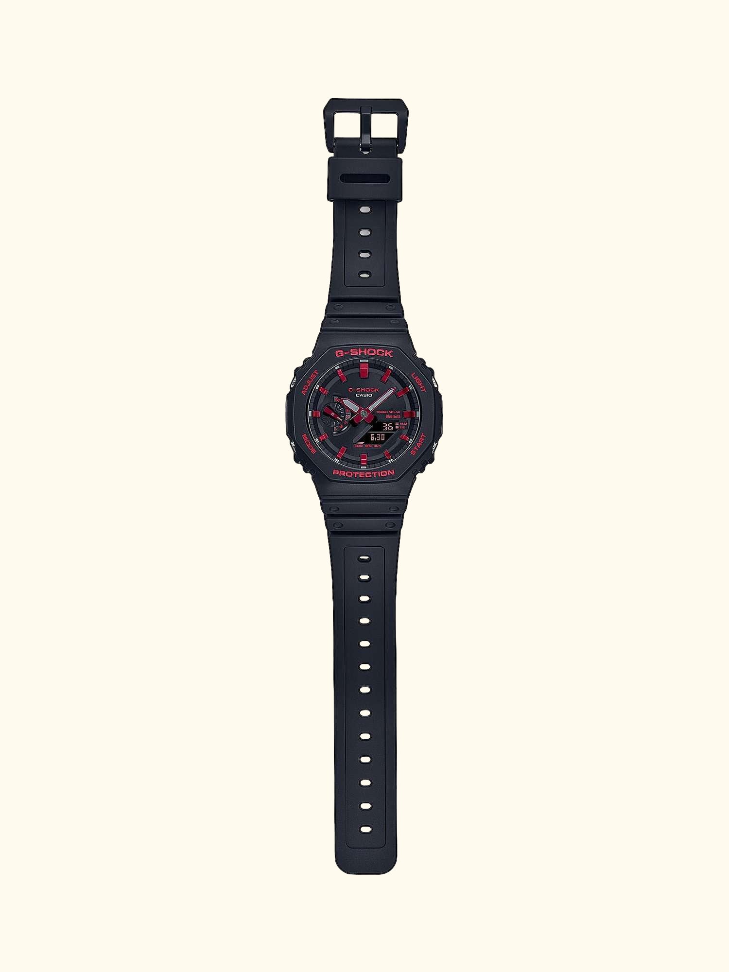 Men's G-Shock Date Solar Resin Strap Watch