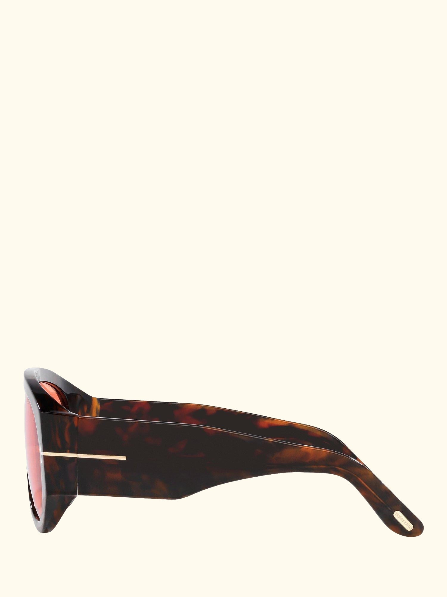 FT1044 Men's Aviator Sunglasses, Brown/Pink