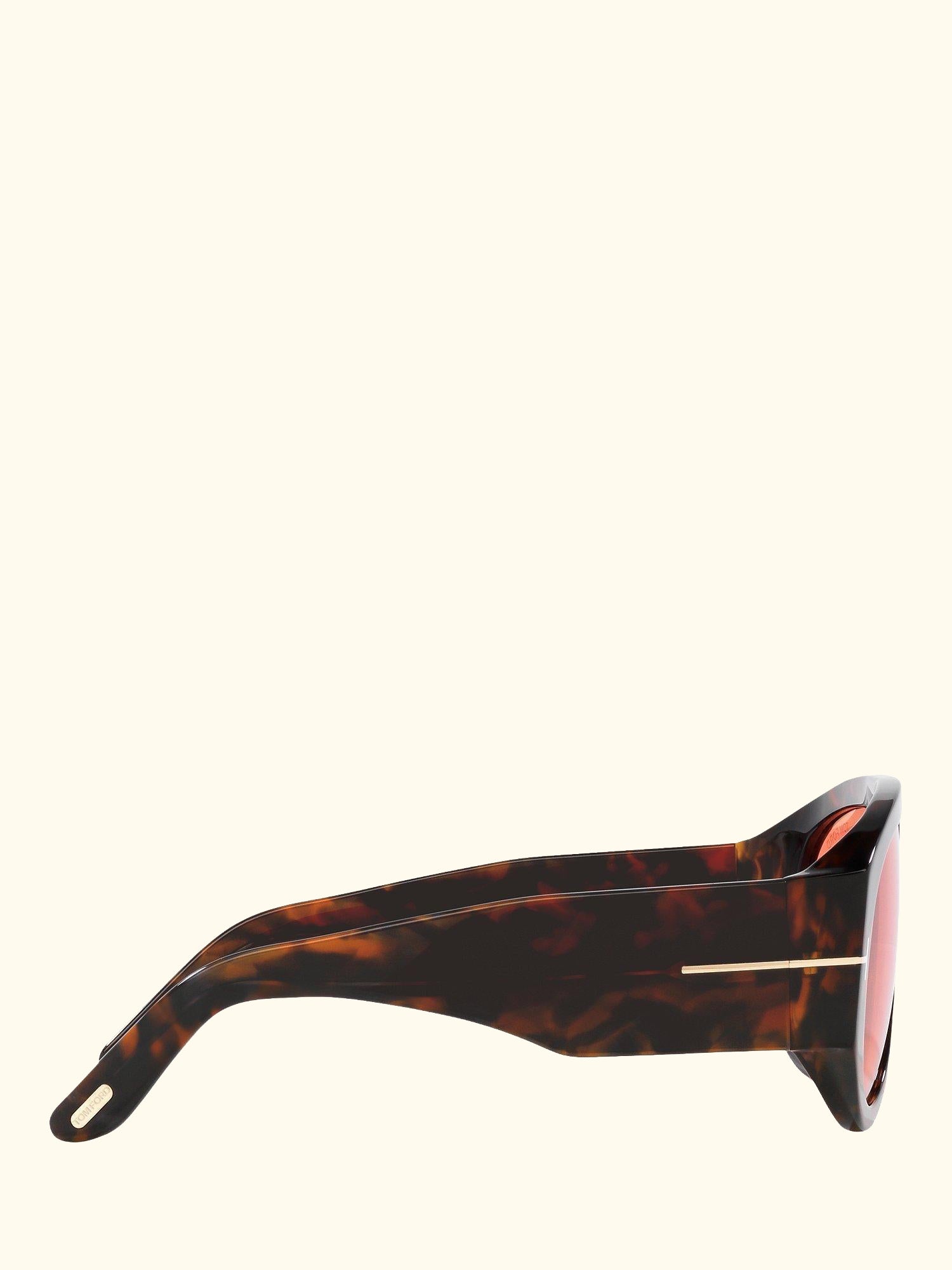 FT1044 Men's Aviator Sunglasses, Brown/Pink