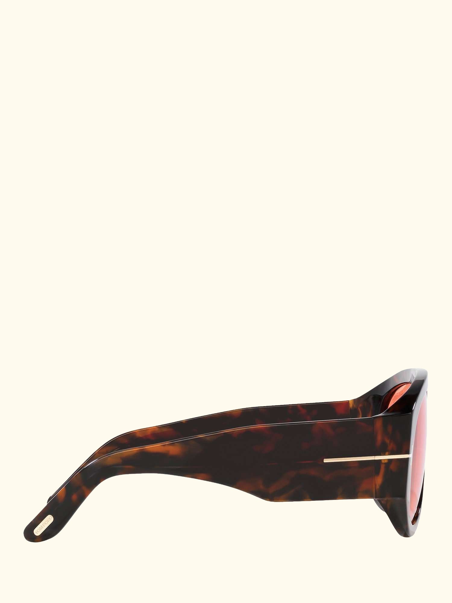 FT1044 Men's Aviator Sunglasses, Brown/Pink