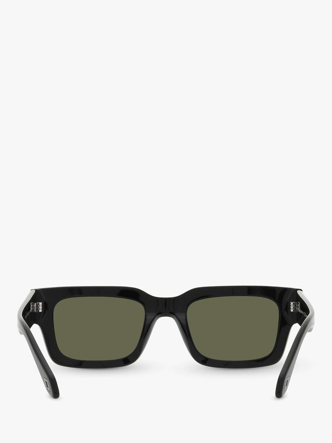 AR8184U Men's Polarised Rectangular Sunglasses, Black