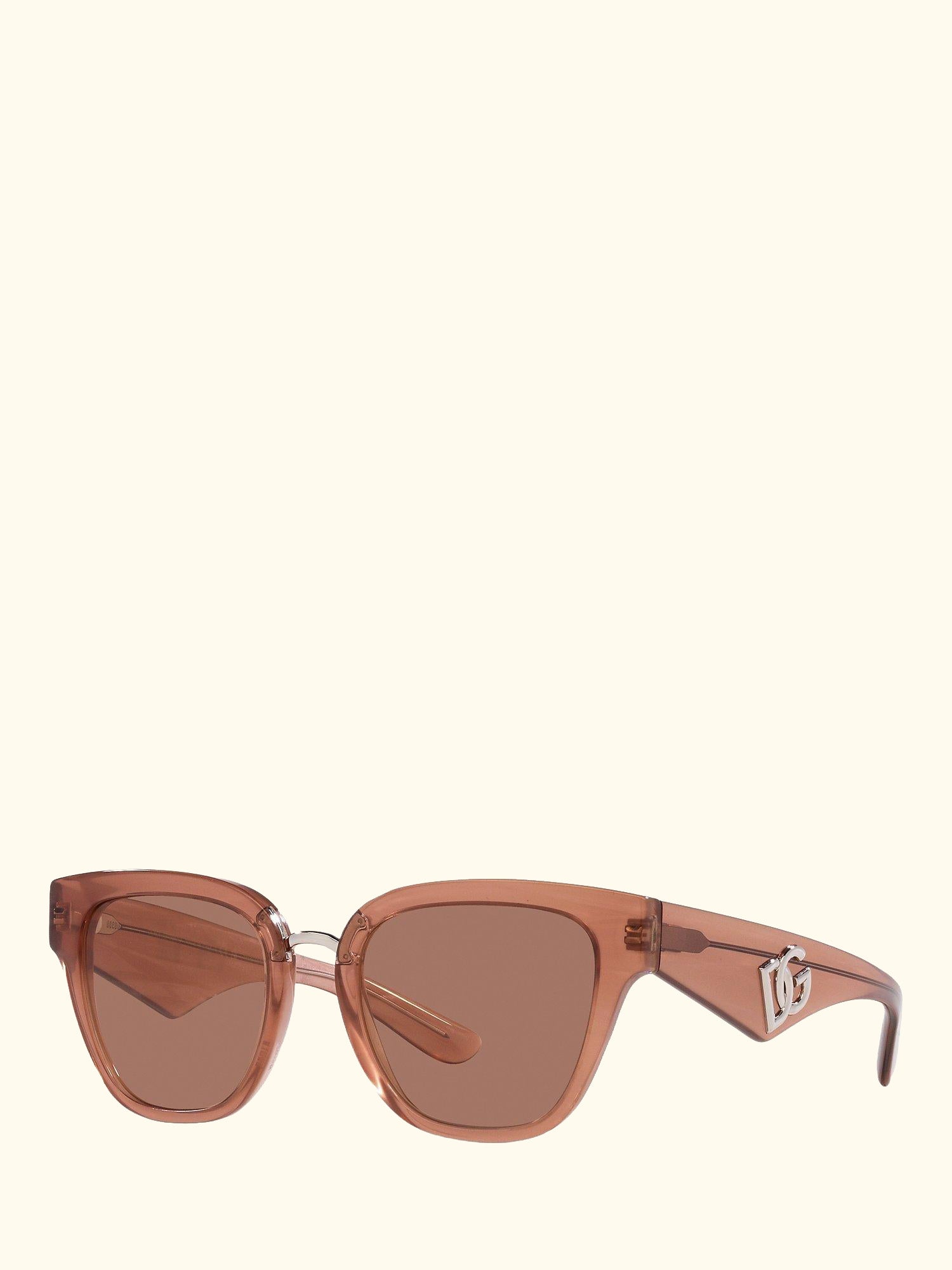 DG4437 Women's Butterfly Sunglasses, Fleur Caramel