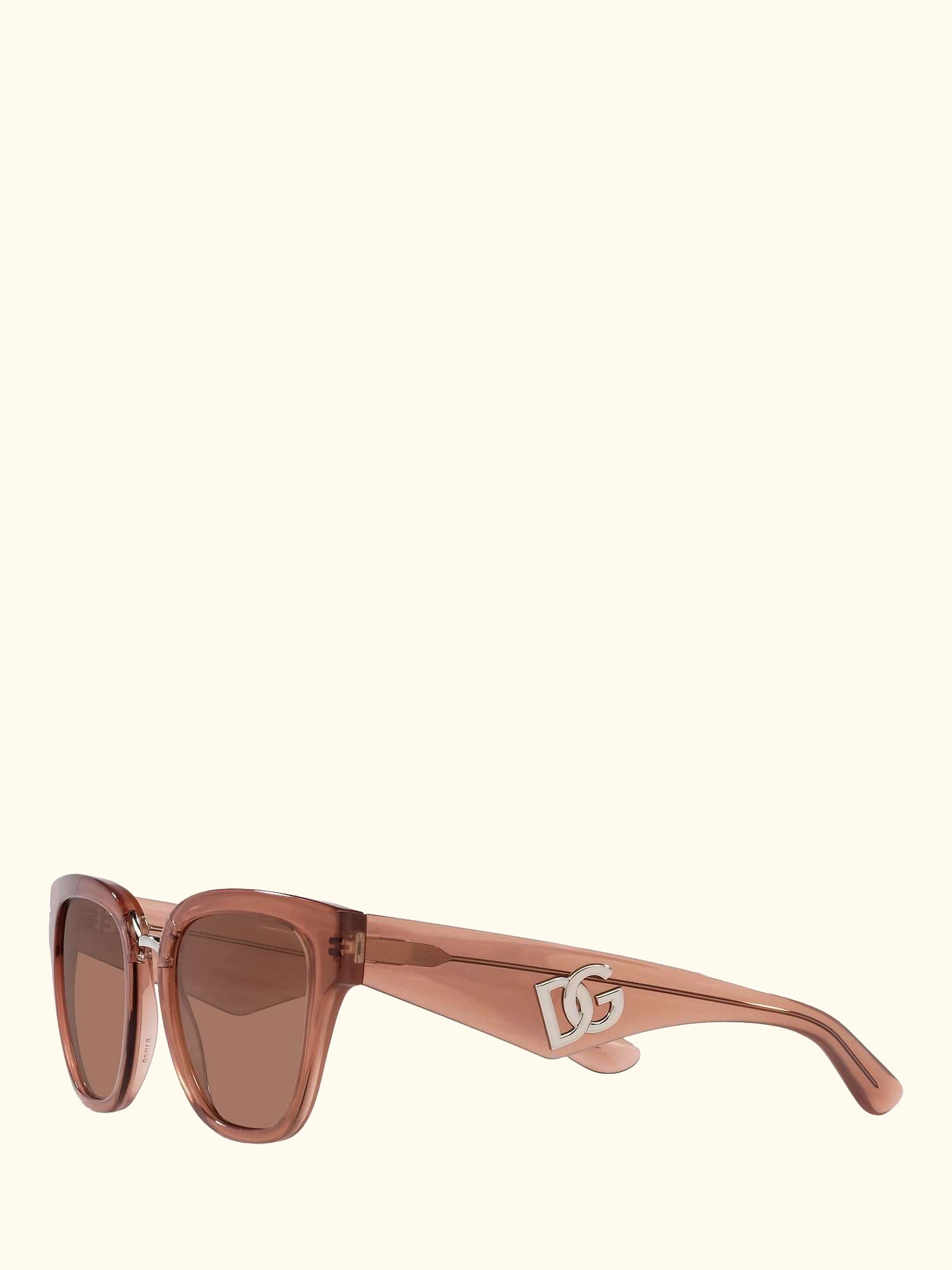 DG4437 Women's Butterfly Sunglasses, Fleur Caramel
