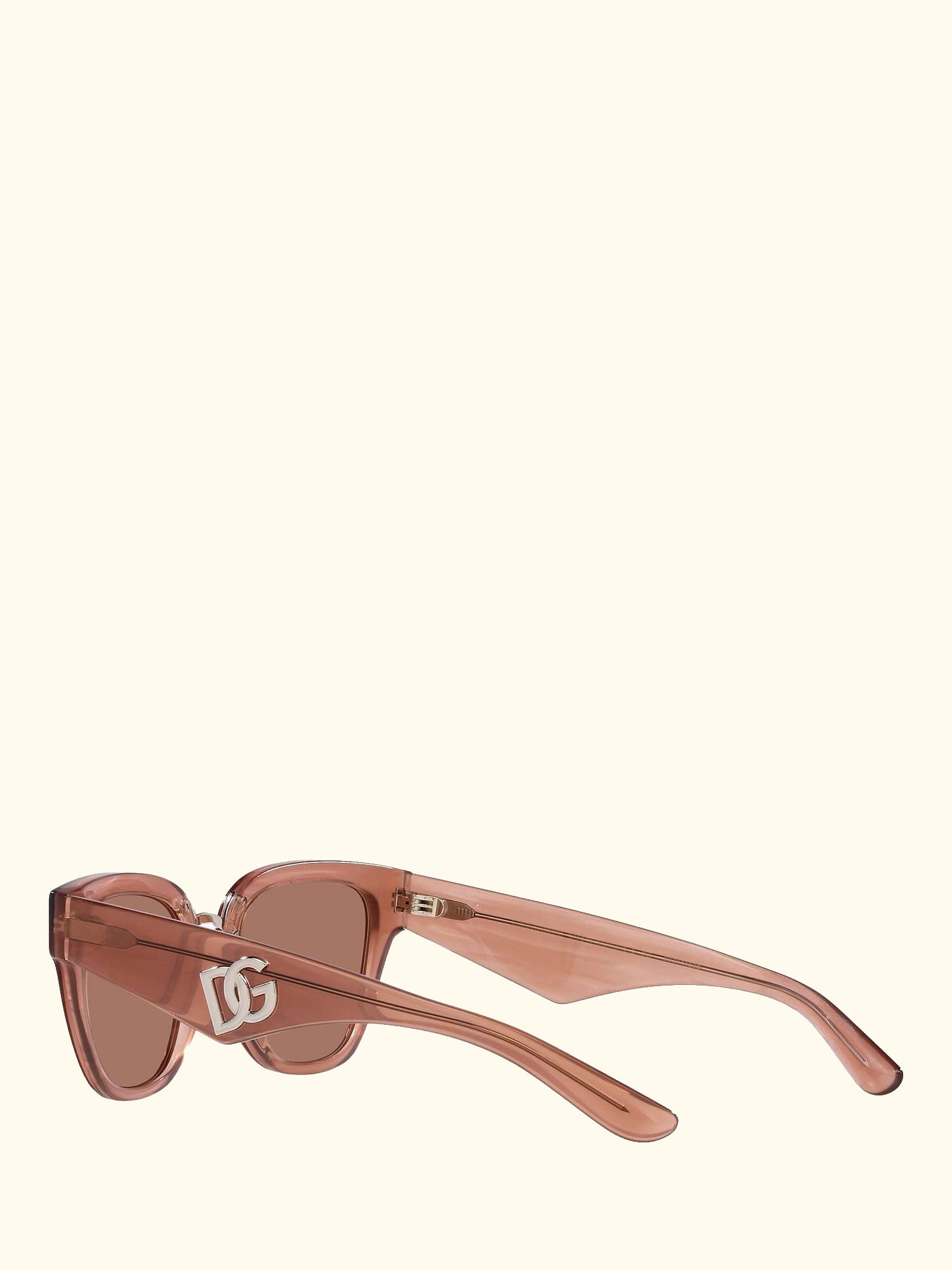 DG4437 Women's Butterfly Sunglasses, Fleur Caramel
