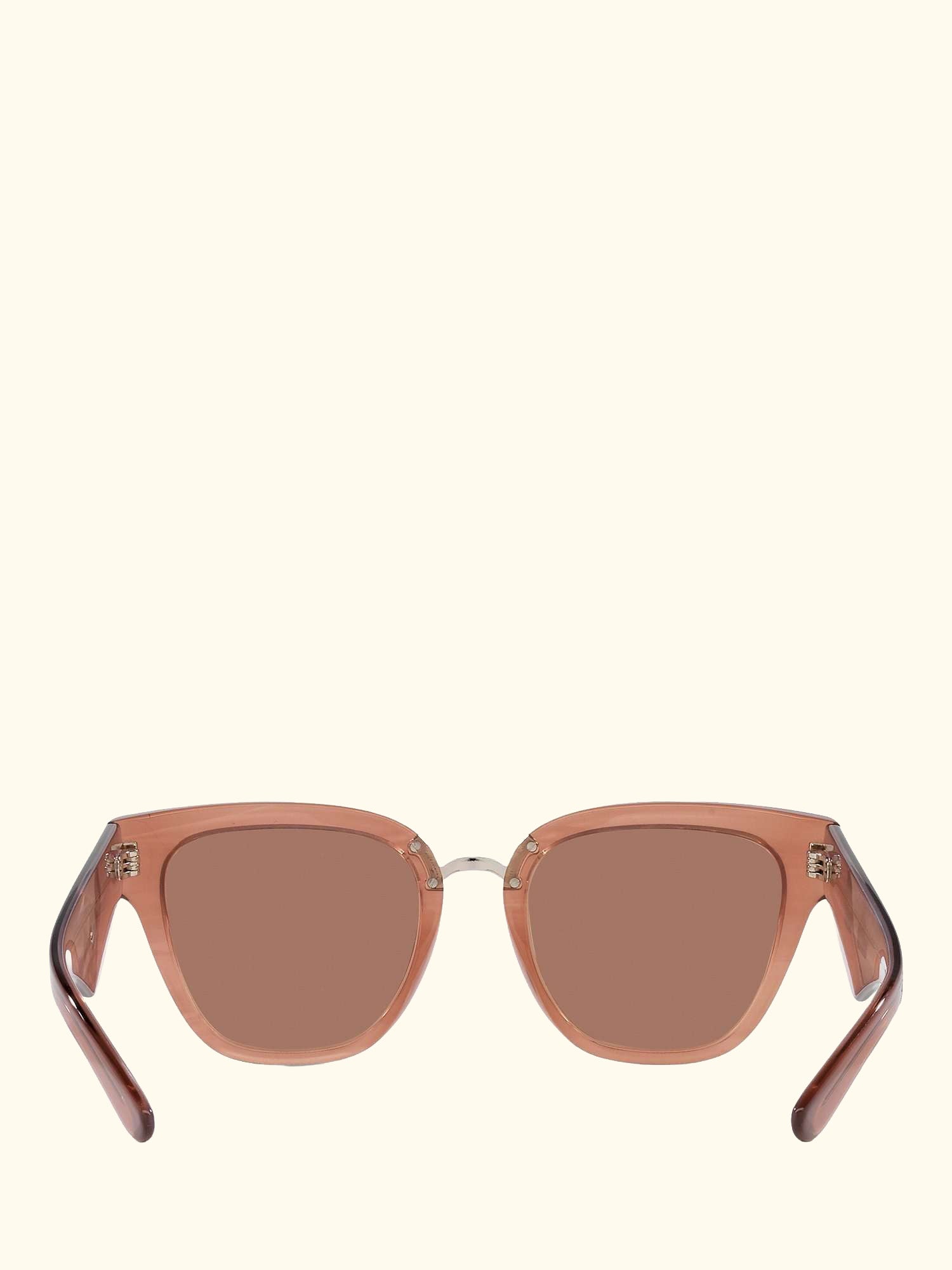 DG4437 Women's Butterfly Sunglasses, Fleur Caramel