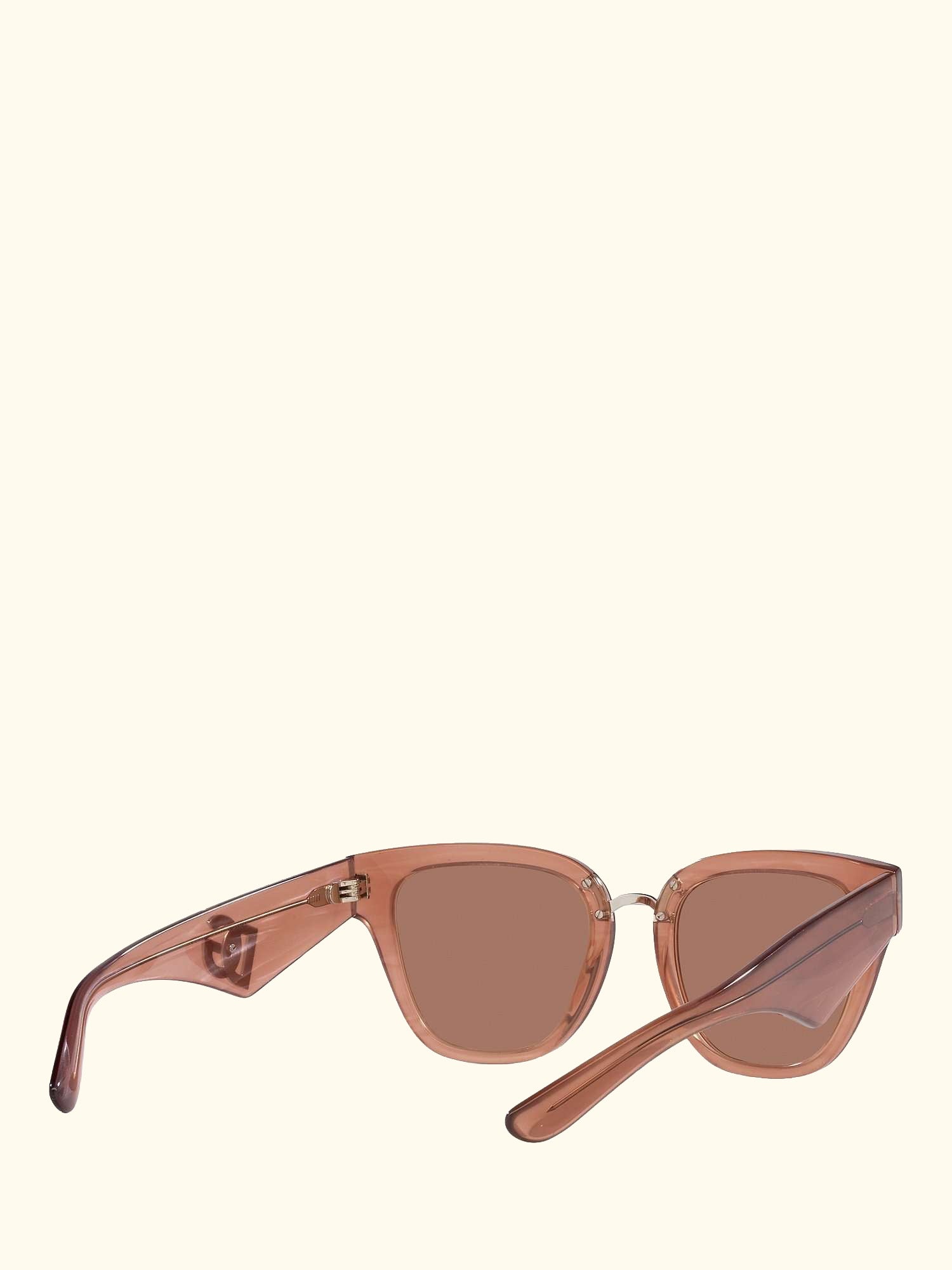 DG4437 Women's Butterfly Sunglasses, Fleur Caramel