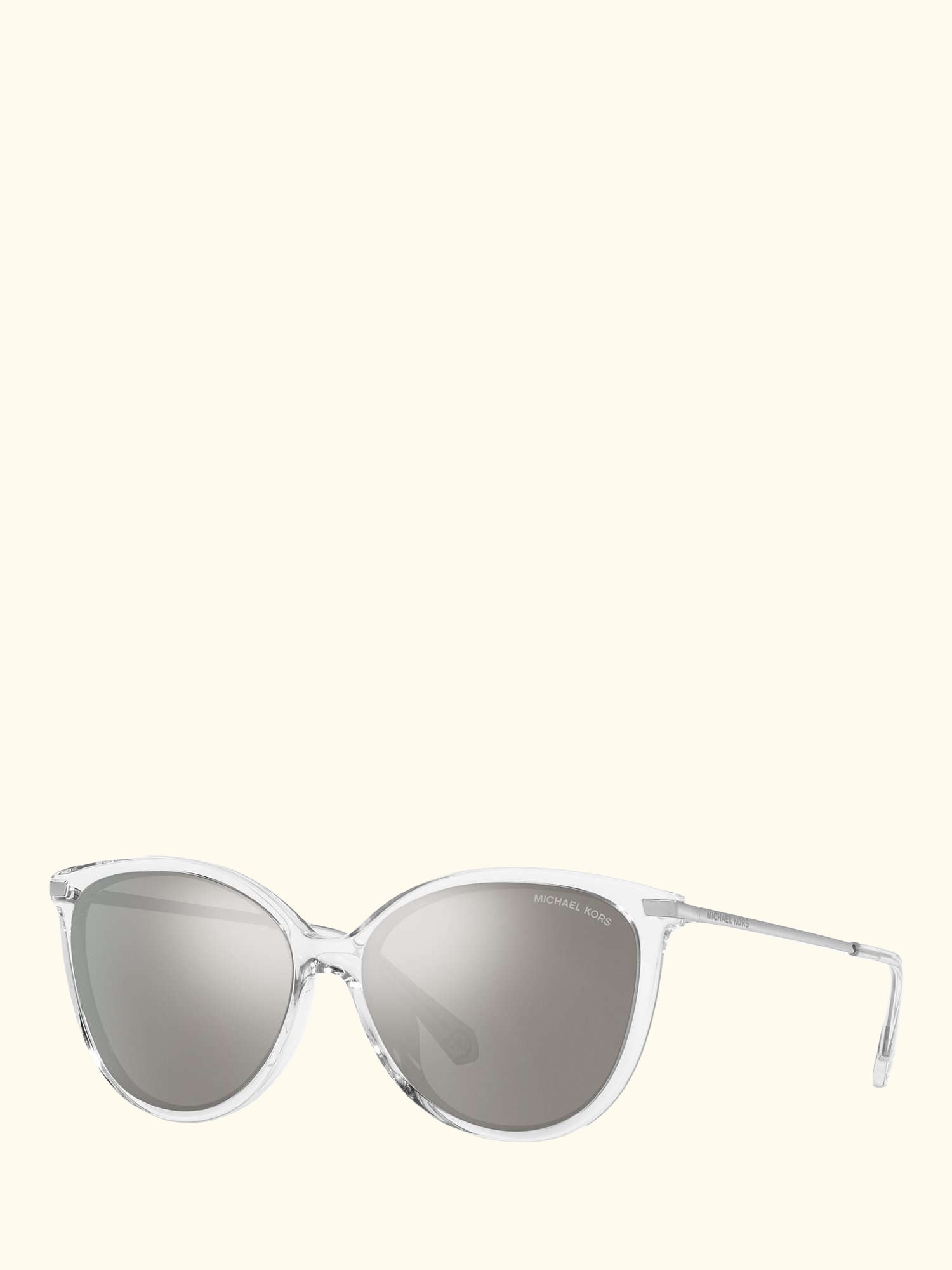 MK2184U Women's Dupont Cat's Eye Sunglasses, Clear/Silver