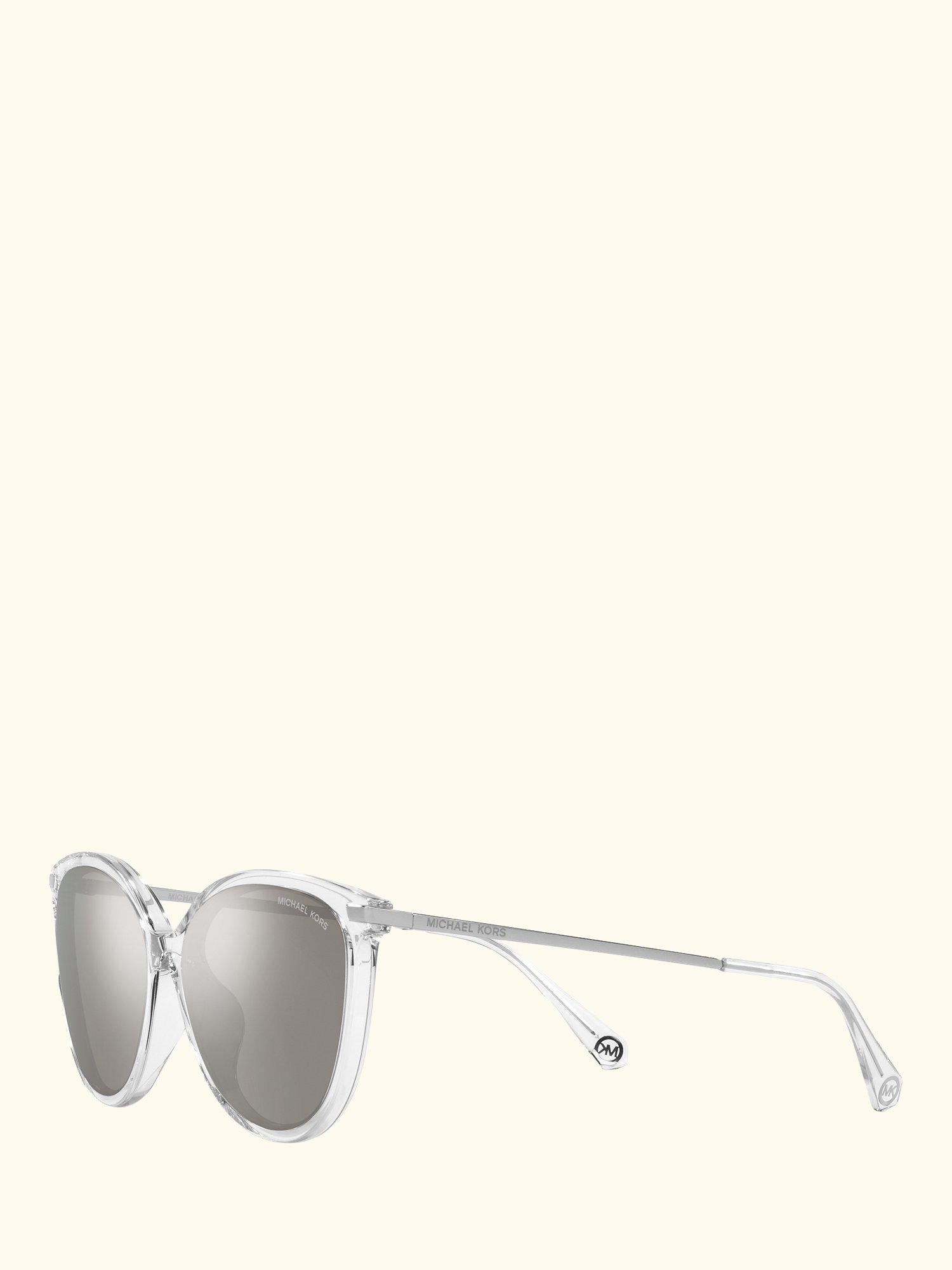MK2184U Women's Dupont Cat's Eye Sunglasses, Clear/Silver