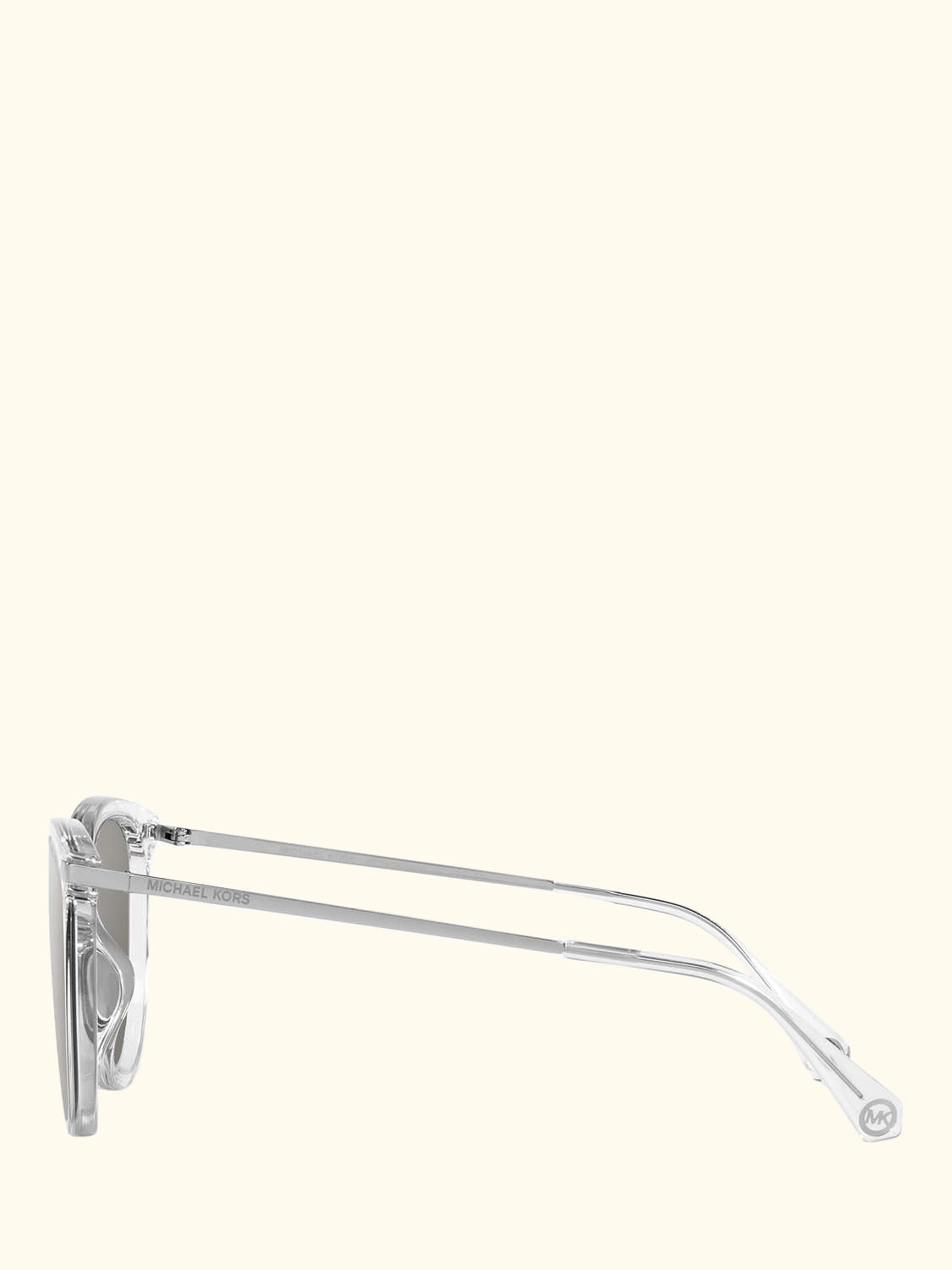 MK2184U Women's Dupont Cat's Eye Sunglasses, Clear/Silver
