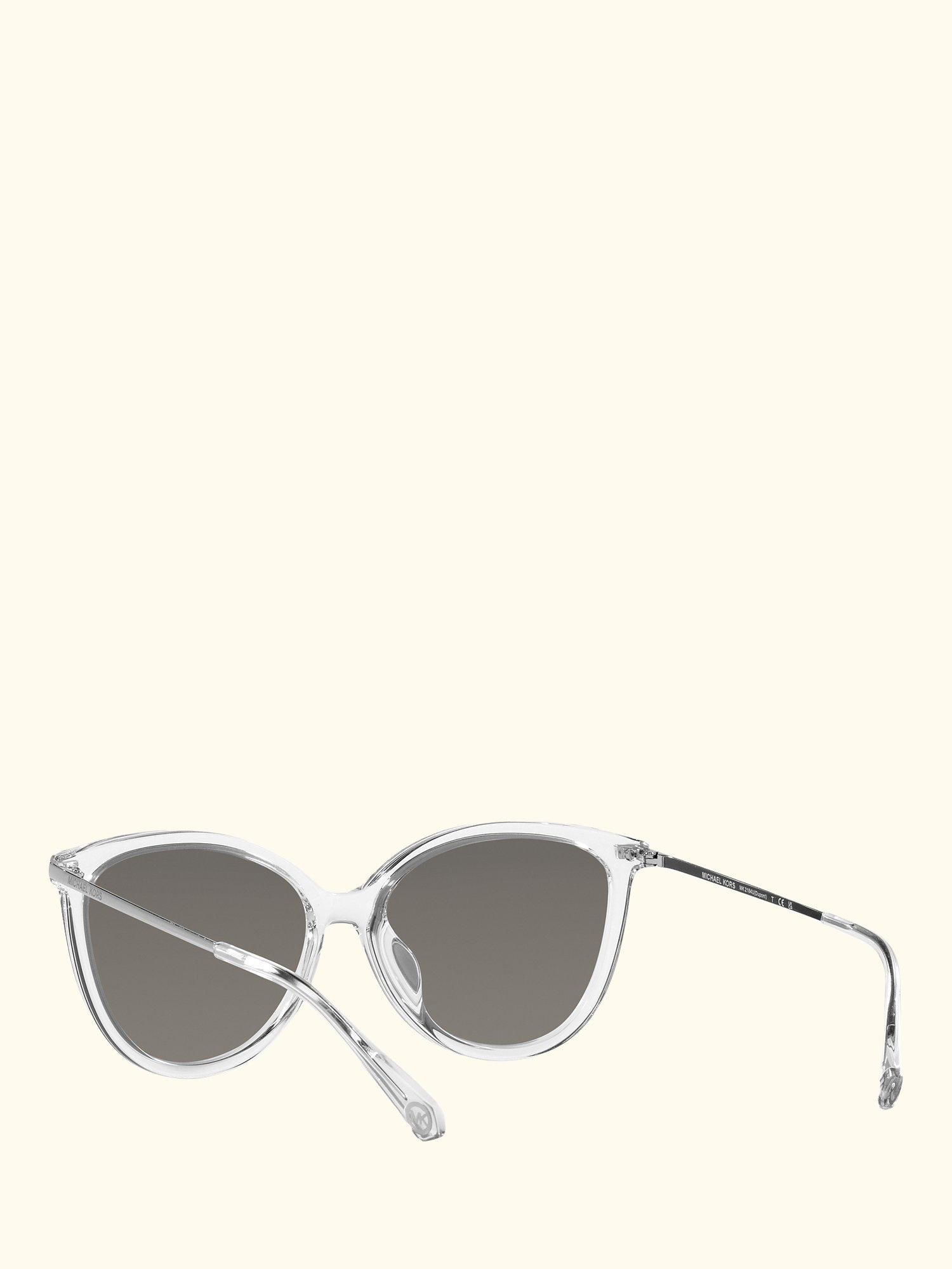 MK2184U Women's Dupont Cat's Eye Sunglasses, Clear/Silver