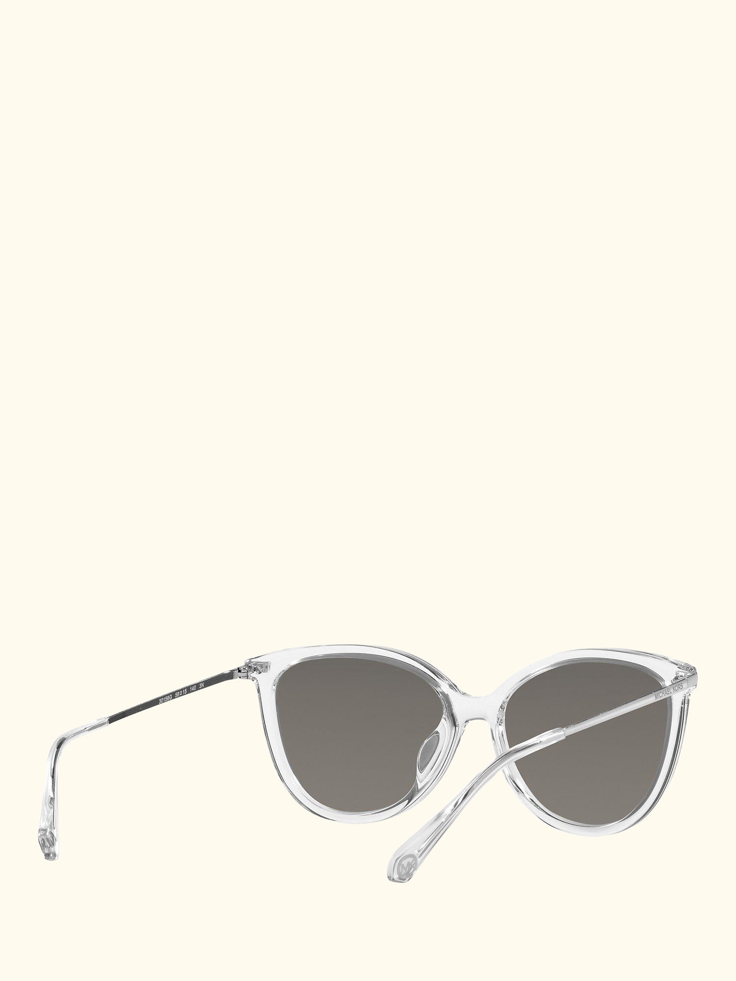 MK2184U Women's Dupont Cat's Eye Sunglasses, Clear/Silver