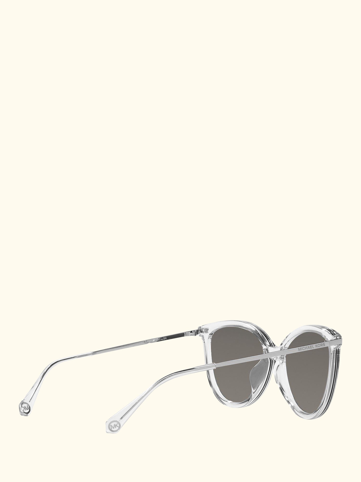 MK2184U Women's Dupont Cat's Eye Sunglasses, Clear/Silver
