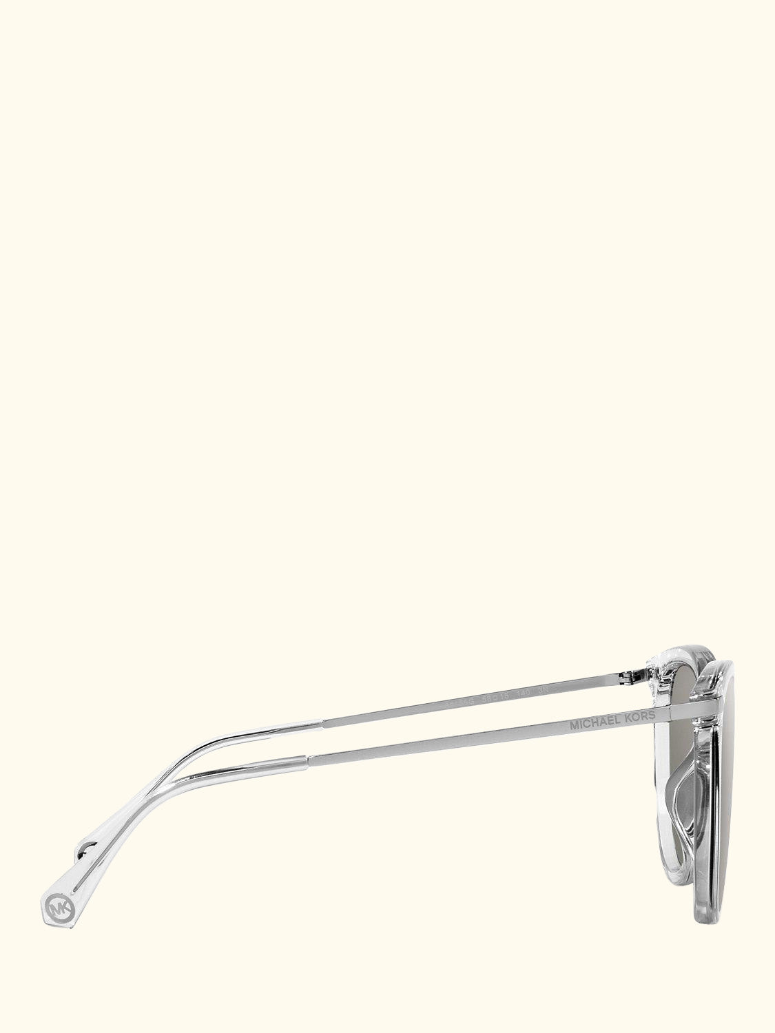 MK2184U Women's Dupont Cat's Eye Sunglasses, Clear/Silver
