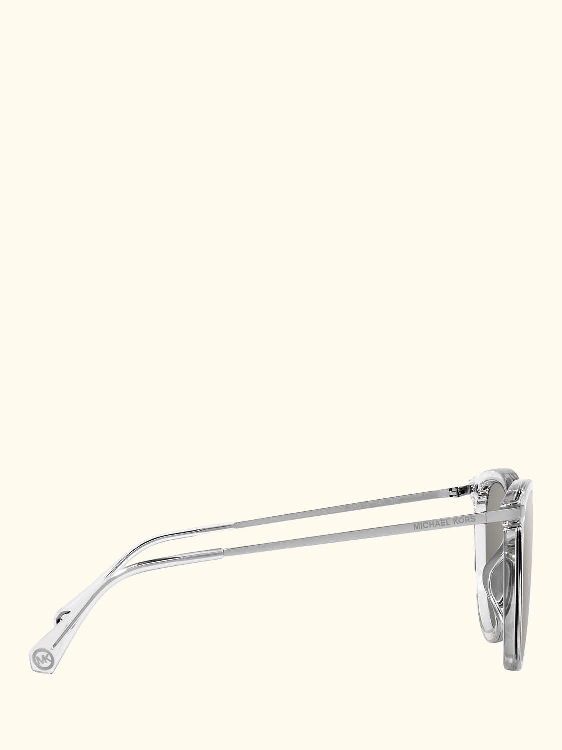 MK2184U Women's Dupont Cat's Eye Sunglasses, Clear/Silver
