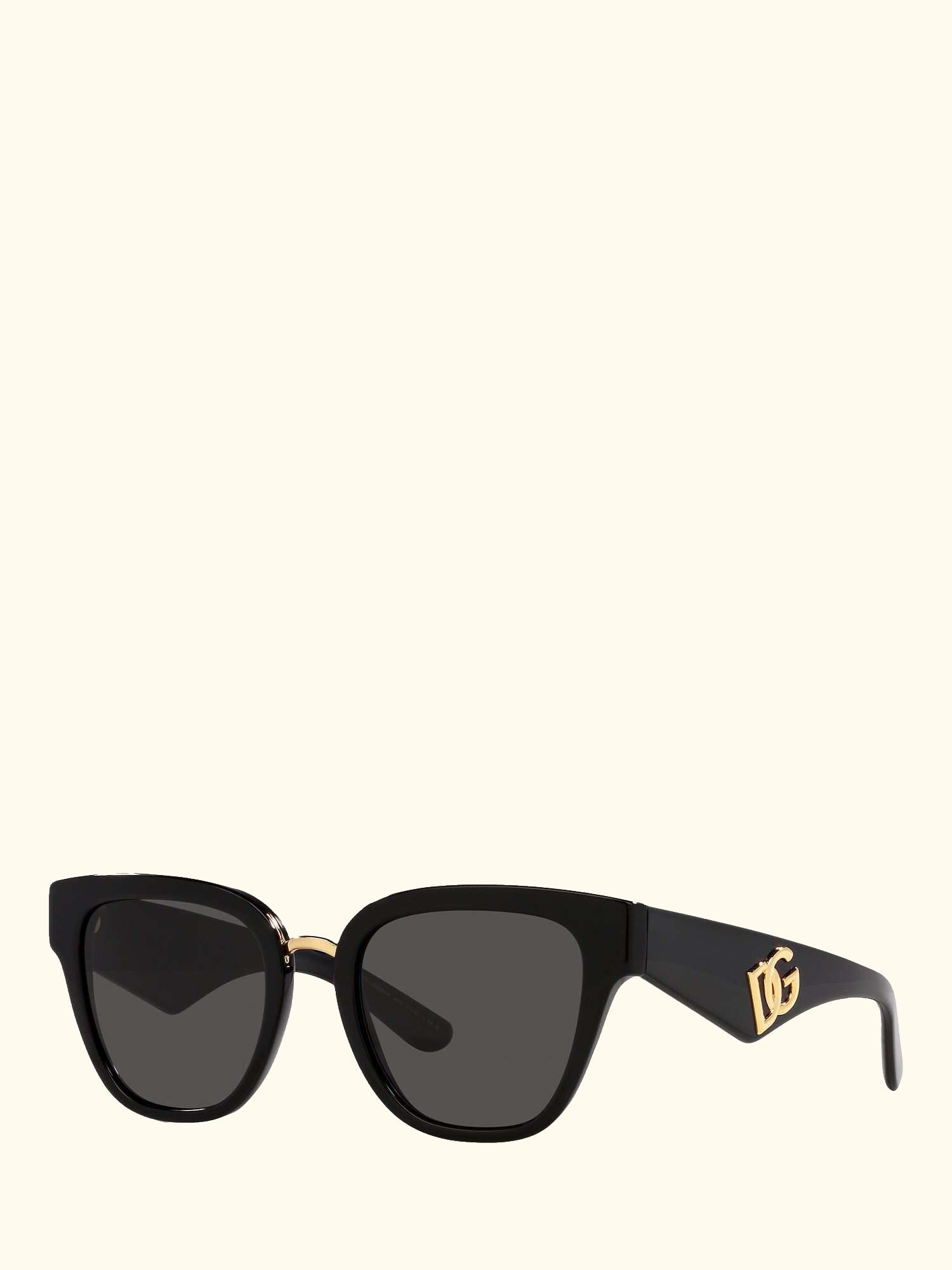DG4437 Women's Butterfly Sunglasses, Black