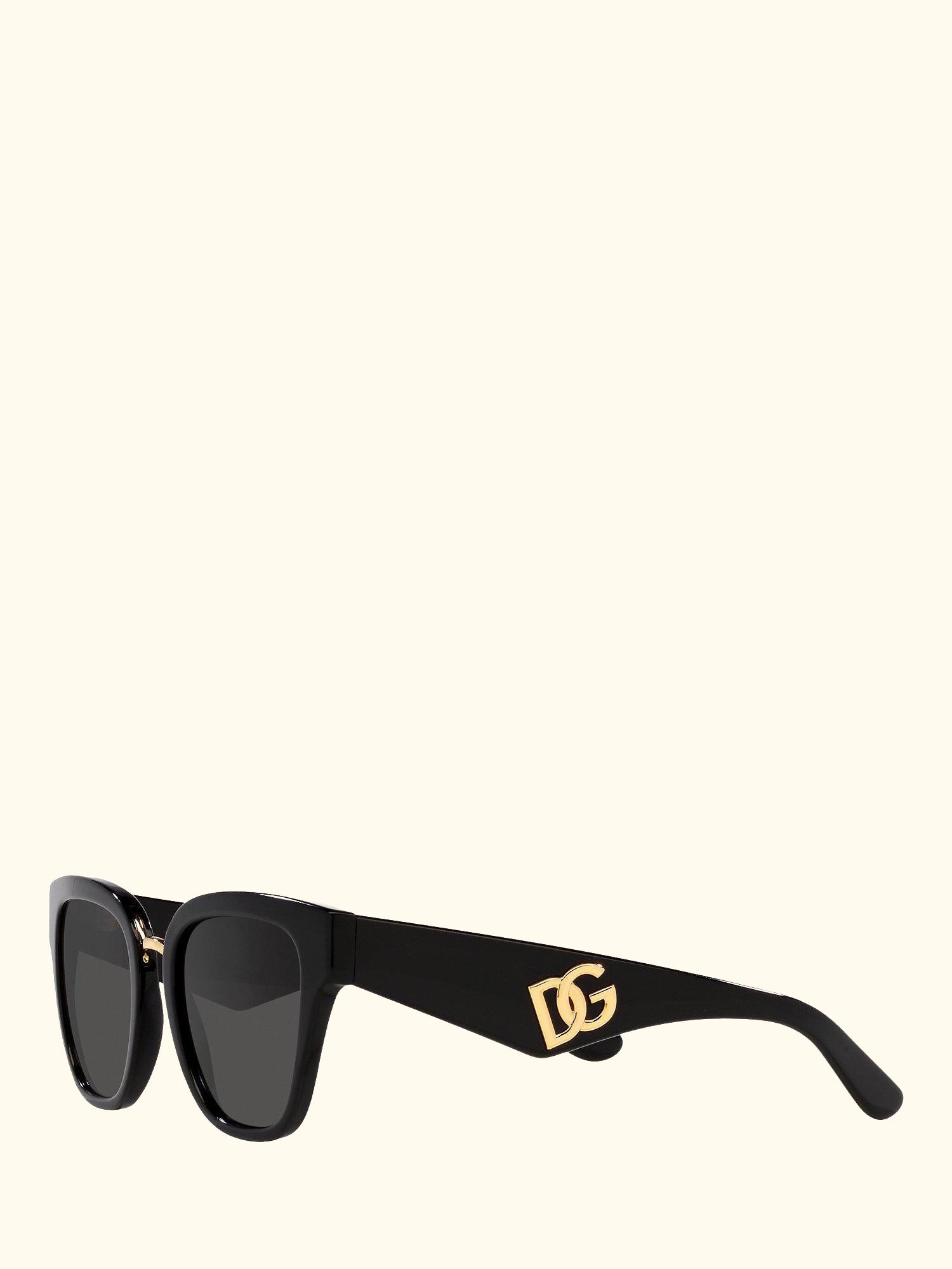 DG4437 Women's Butterfly Sunglasses, Black