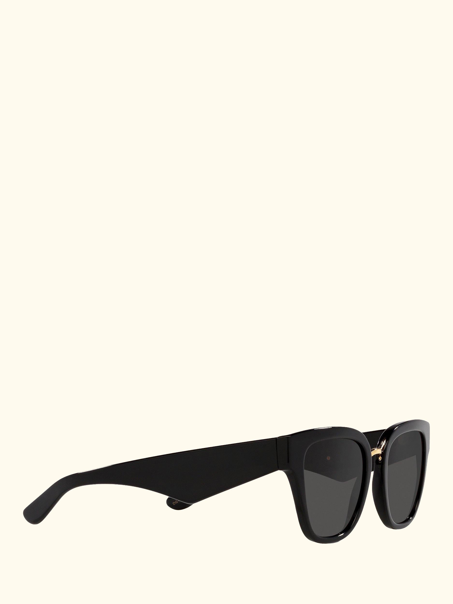 DG4437 Women's Butterfly Sunglasses, Black