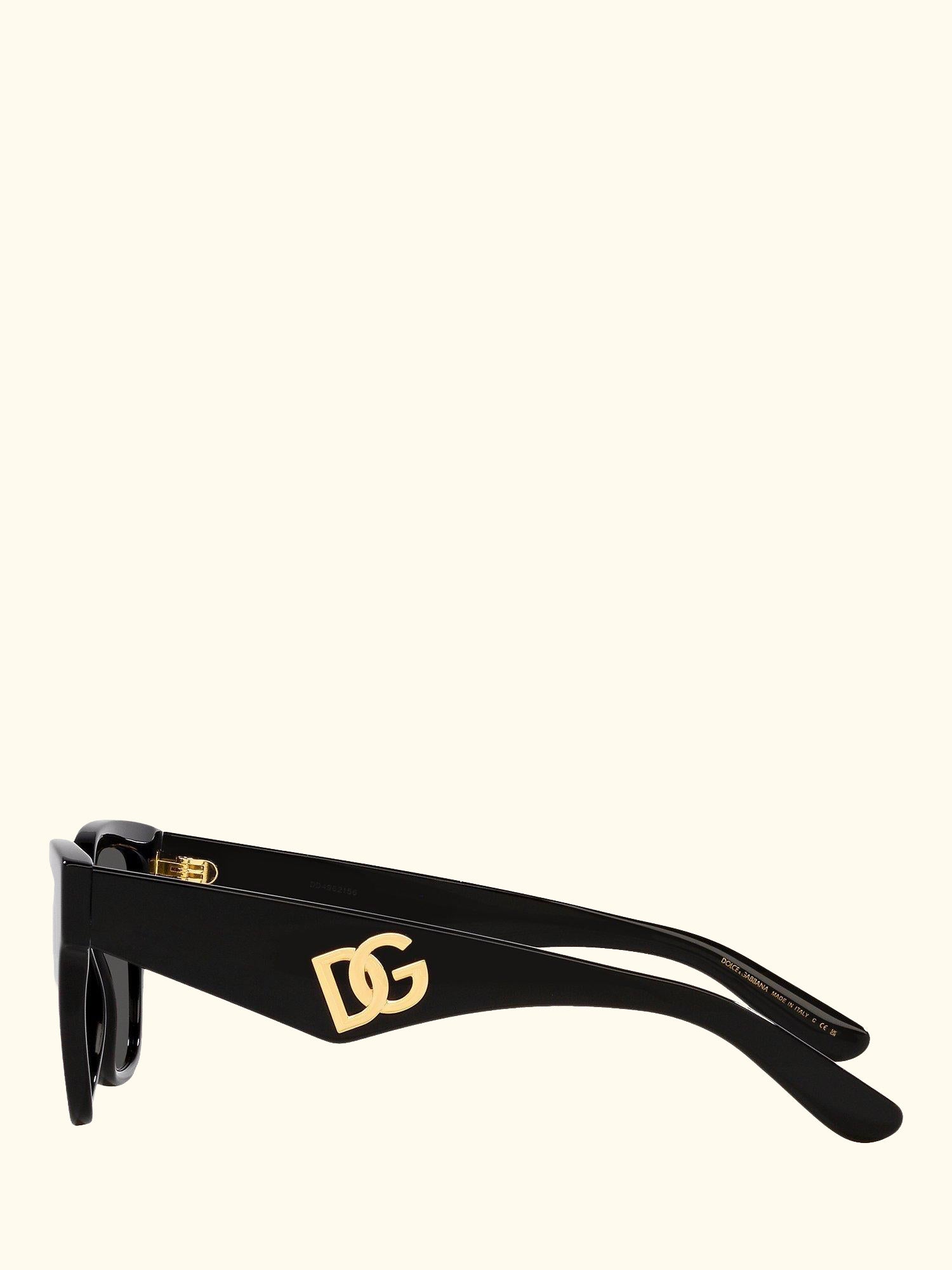 DG4437 Women's Butterfly Sunglasses, Black