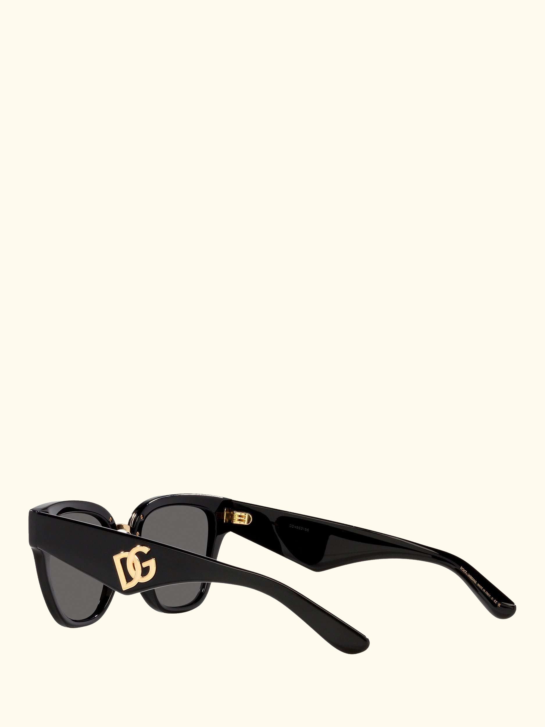 DG4437 Women's Butterfly Sunglasses, Black