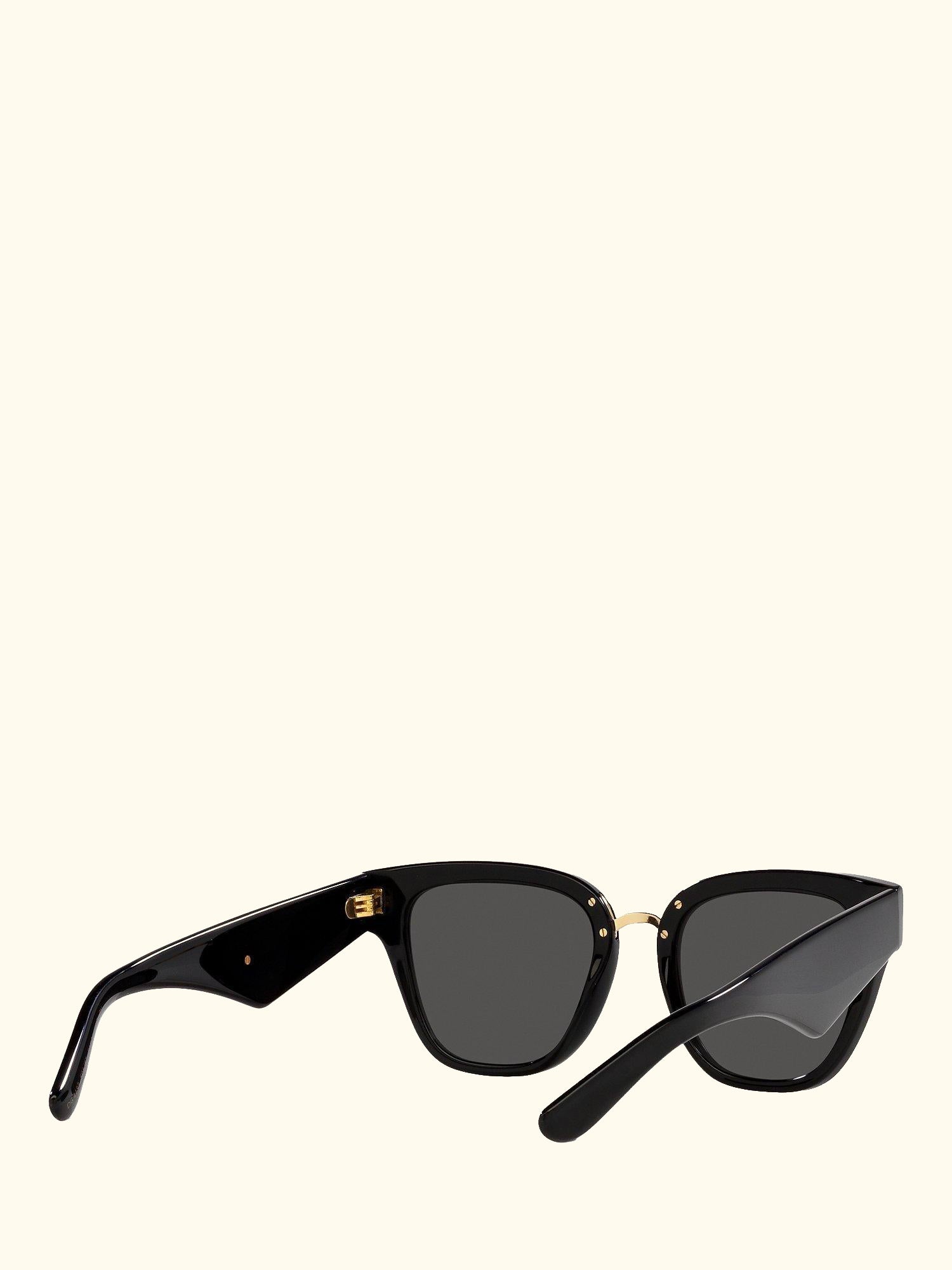 DG4437 Women's Butterfly Sunglasses, Black
