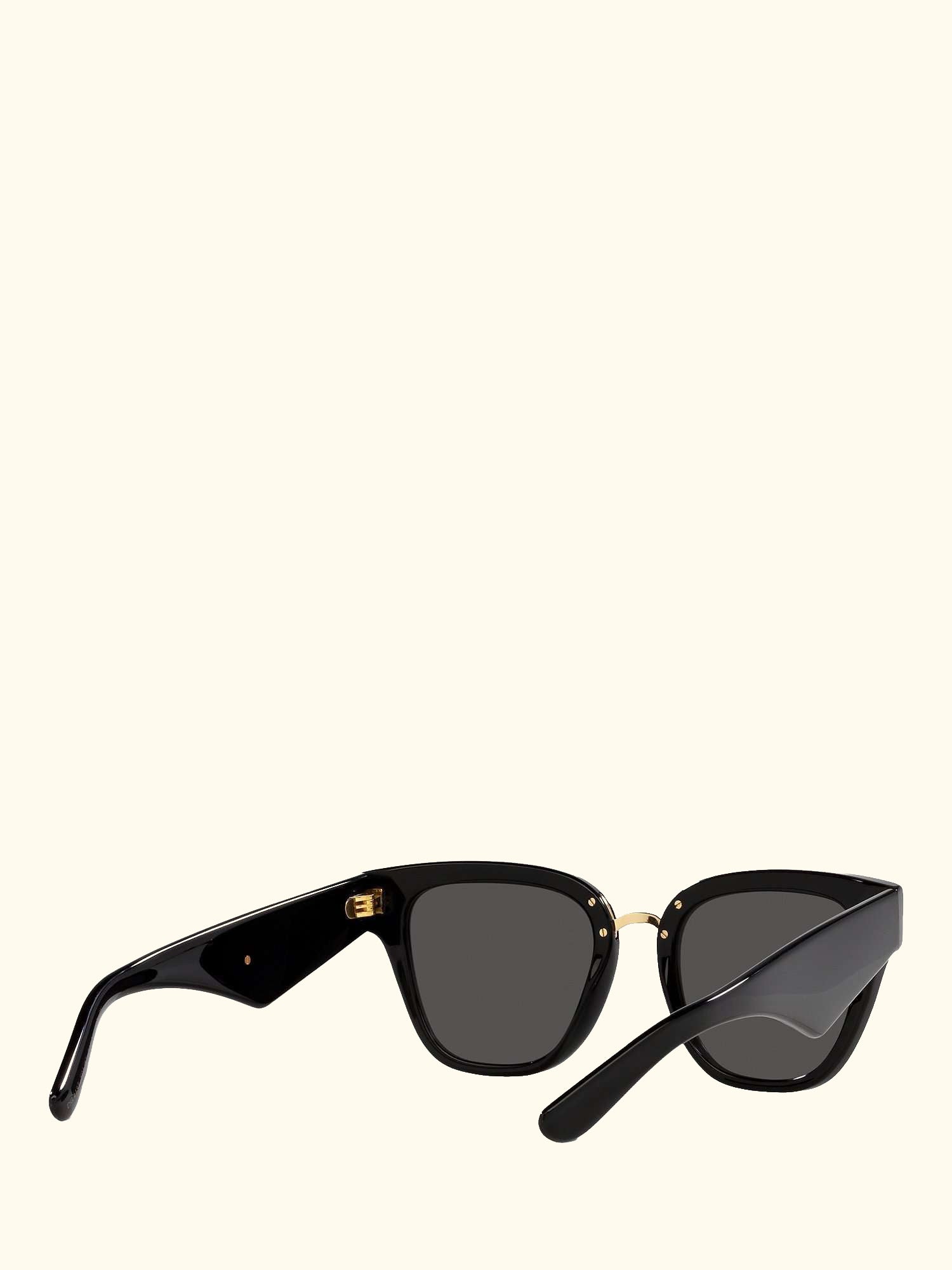 DG4437 Women's Butterfly Sunglasses, Black