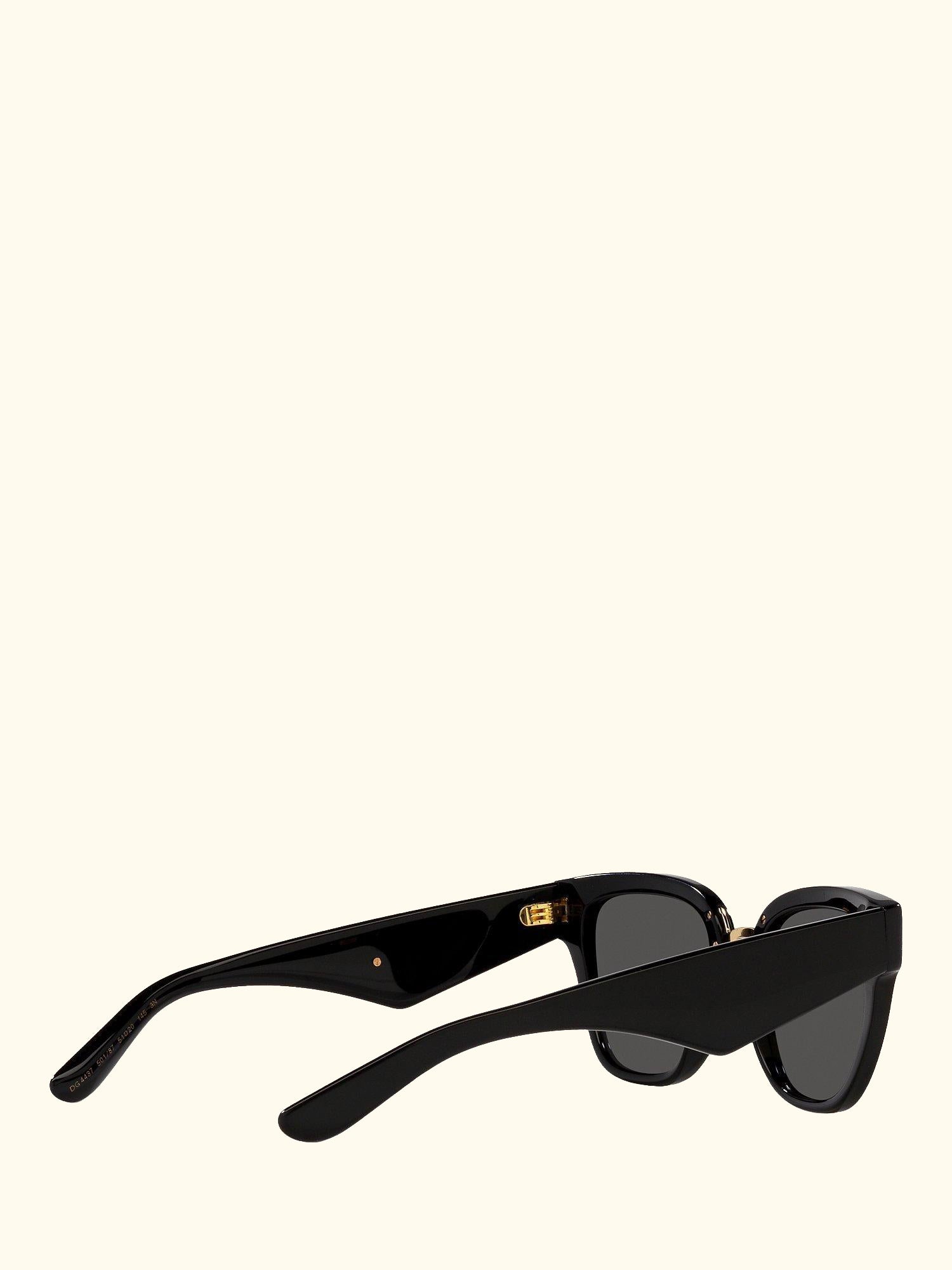 DG4437 Women's Butterfly Sunglasses, Black