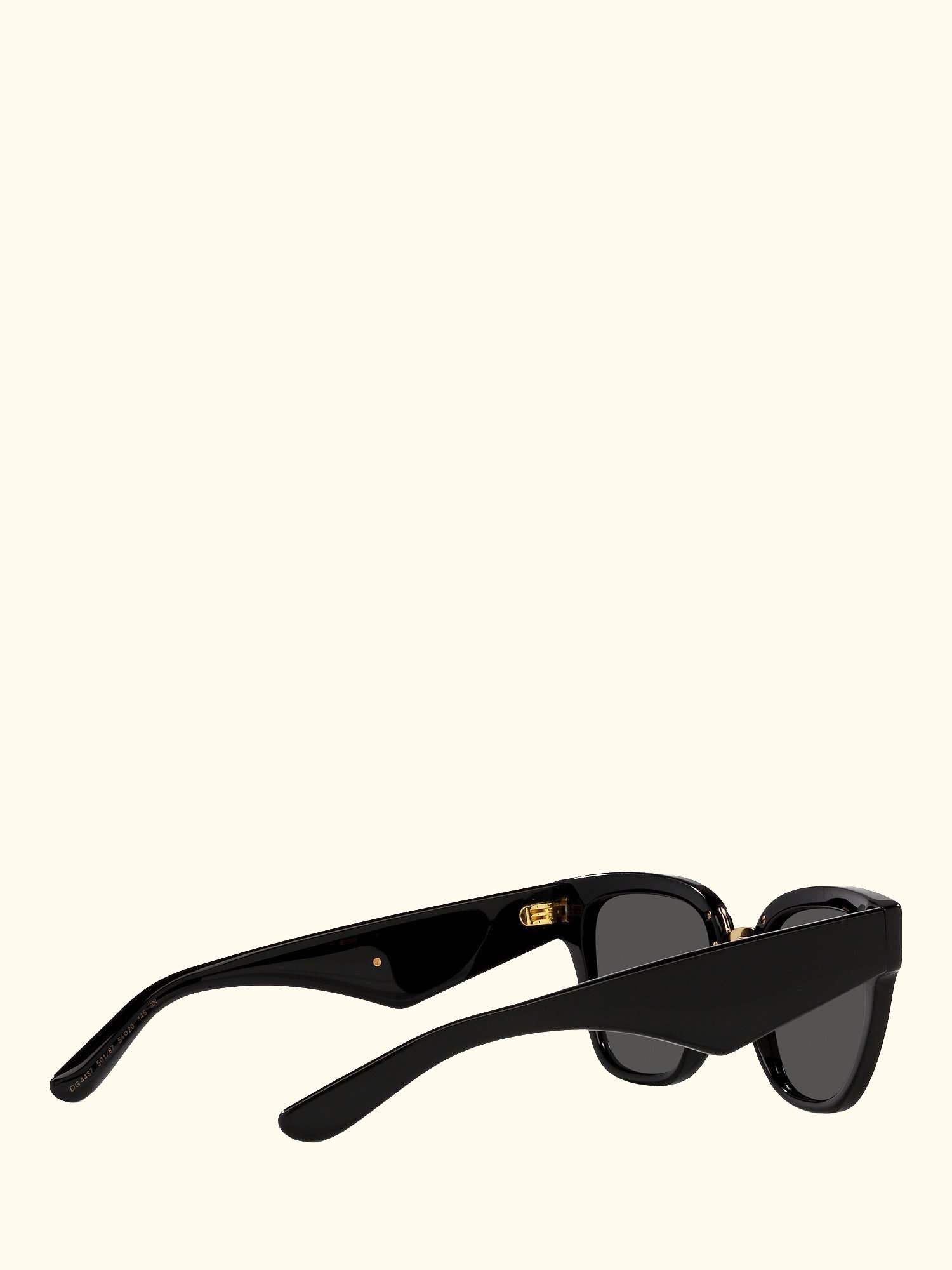 DG4437 Women's Butterfly Sunglasses, Black