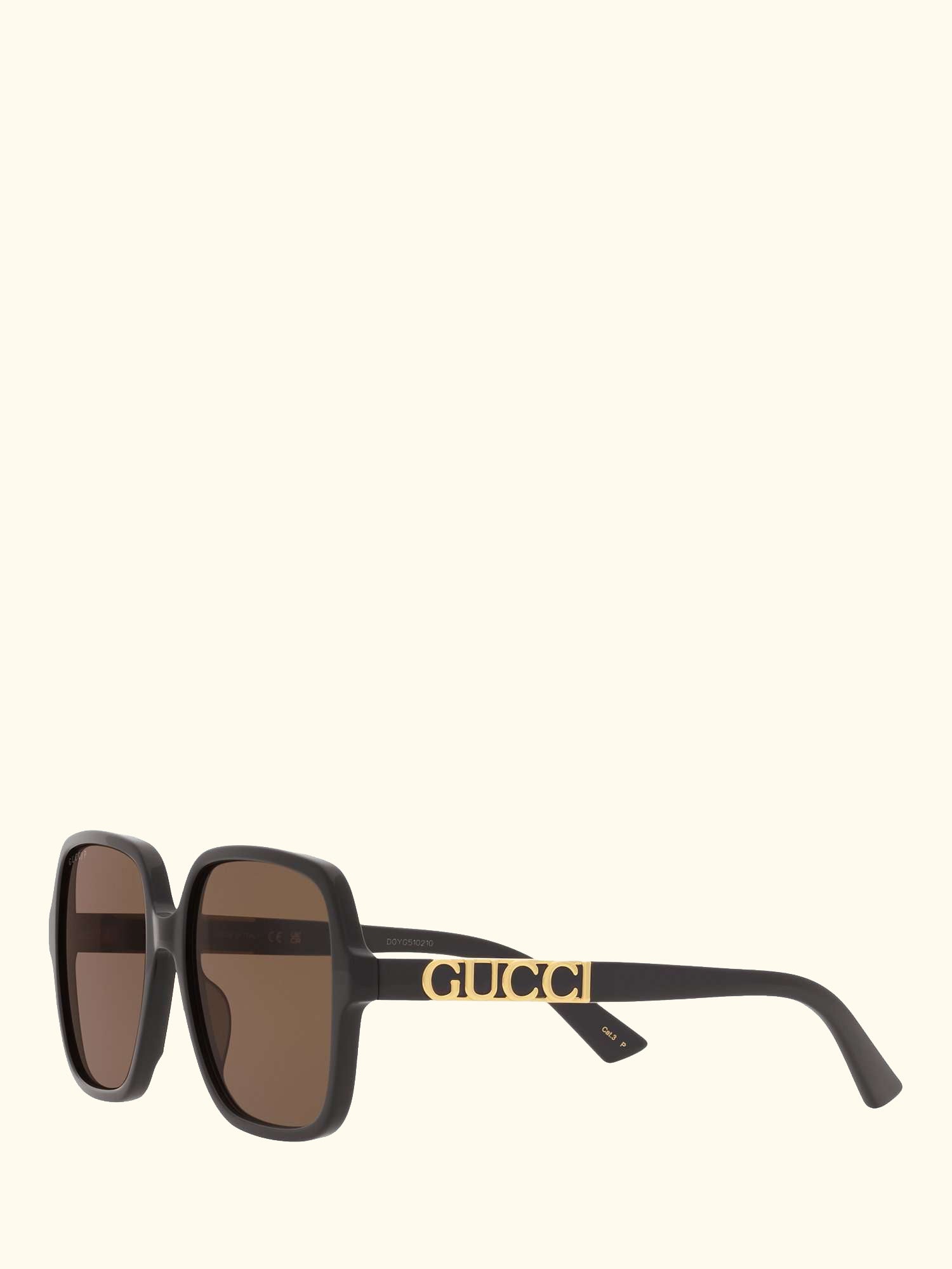 GC001949 Women's Rectangular Sunglasses, Black