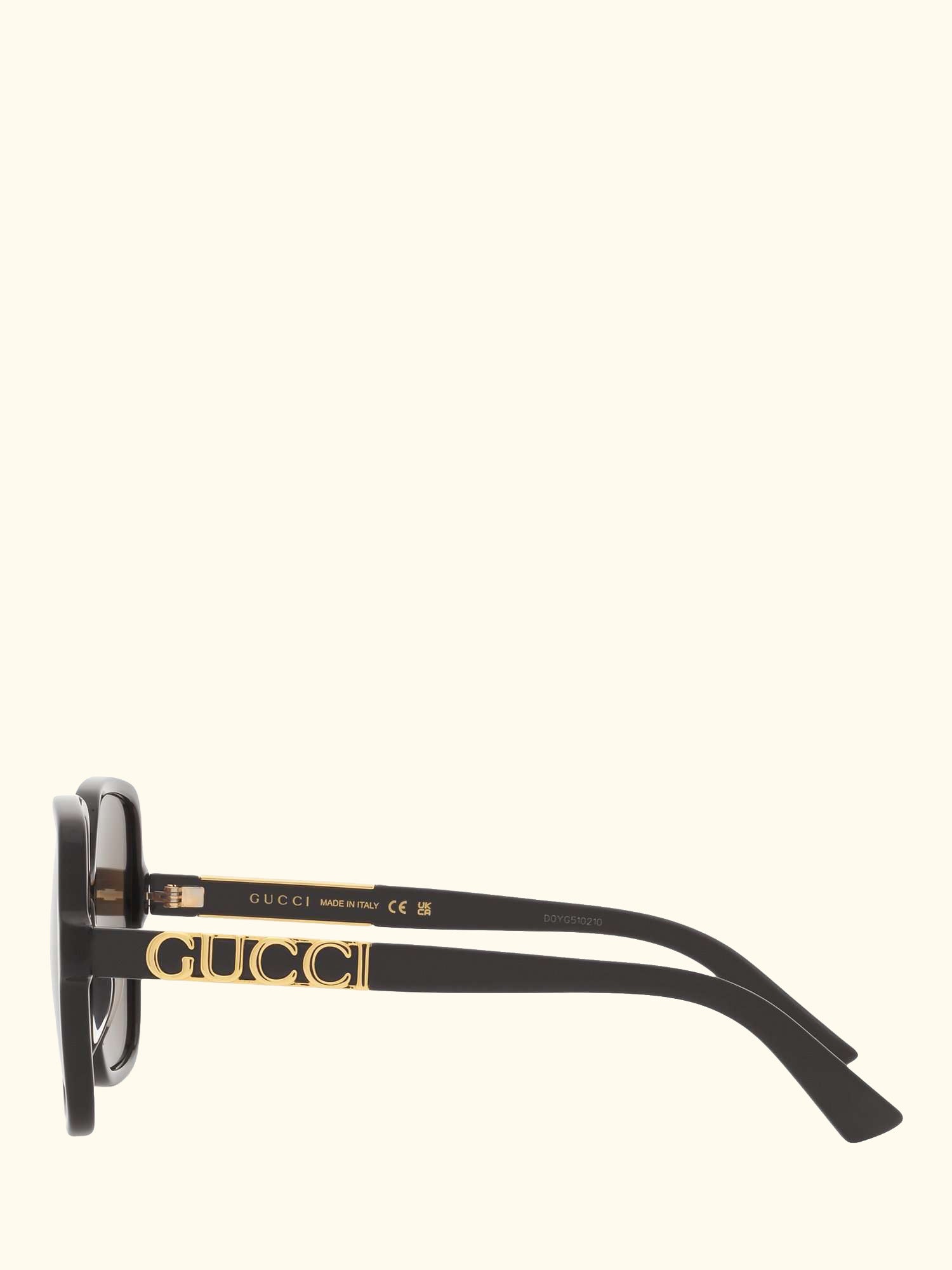 GC001949 Women's Rectangular Sunglasses, Black