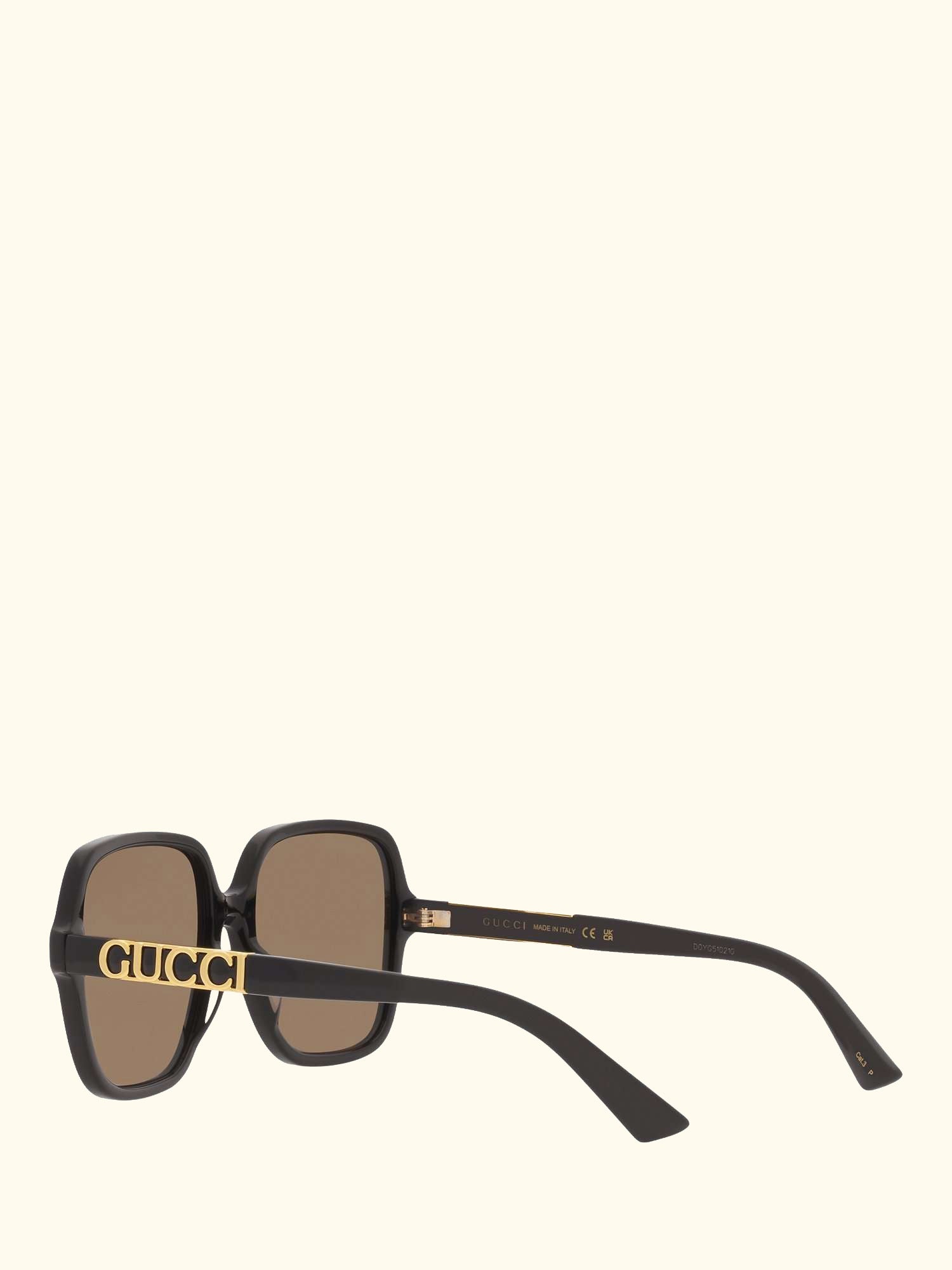 GC001949 Women's Rectangular Sunglasses, Black