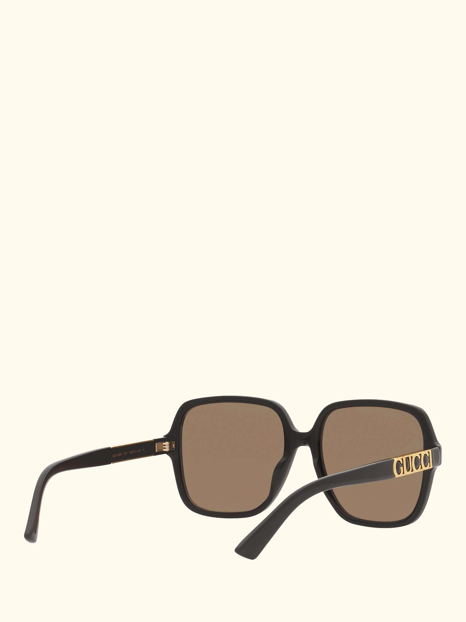 GC001949 Women's Rectangular Sunglasses, Black