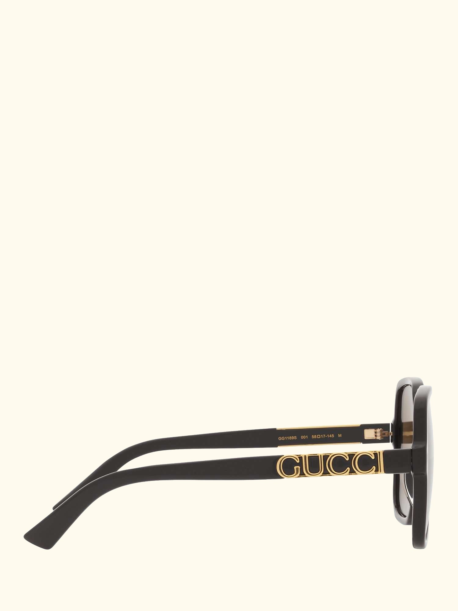 GC001949 Women's Rectangular Sunglasses, Black