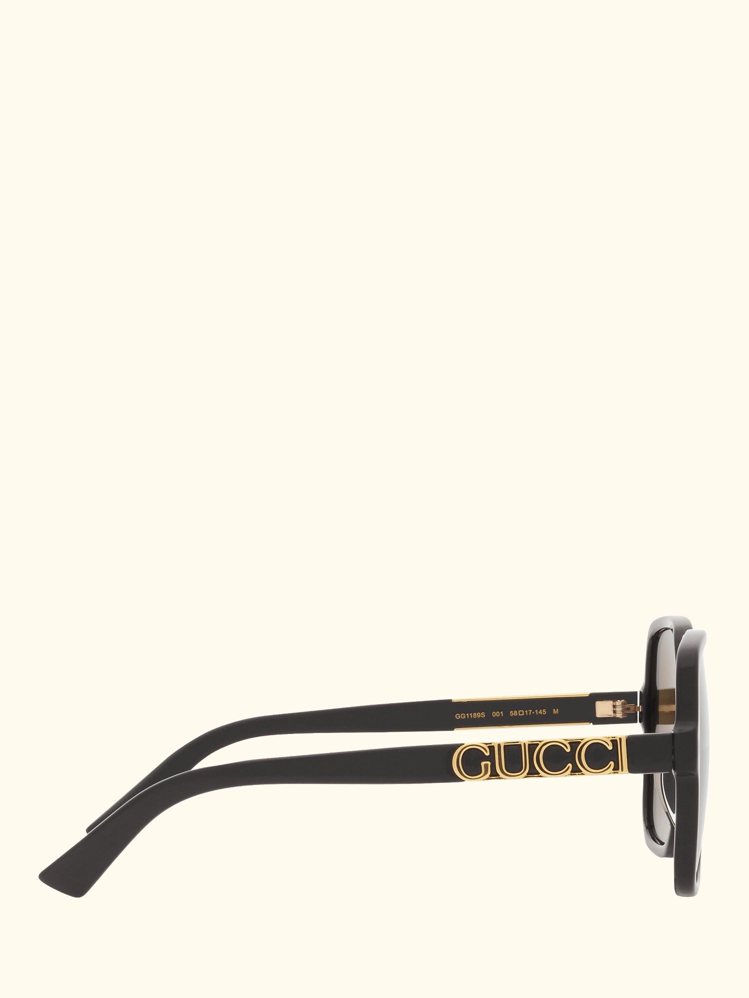 GC001949 Women's Rectangular Sunglasses, Black