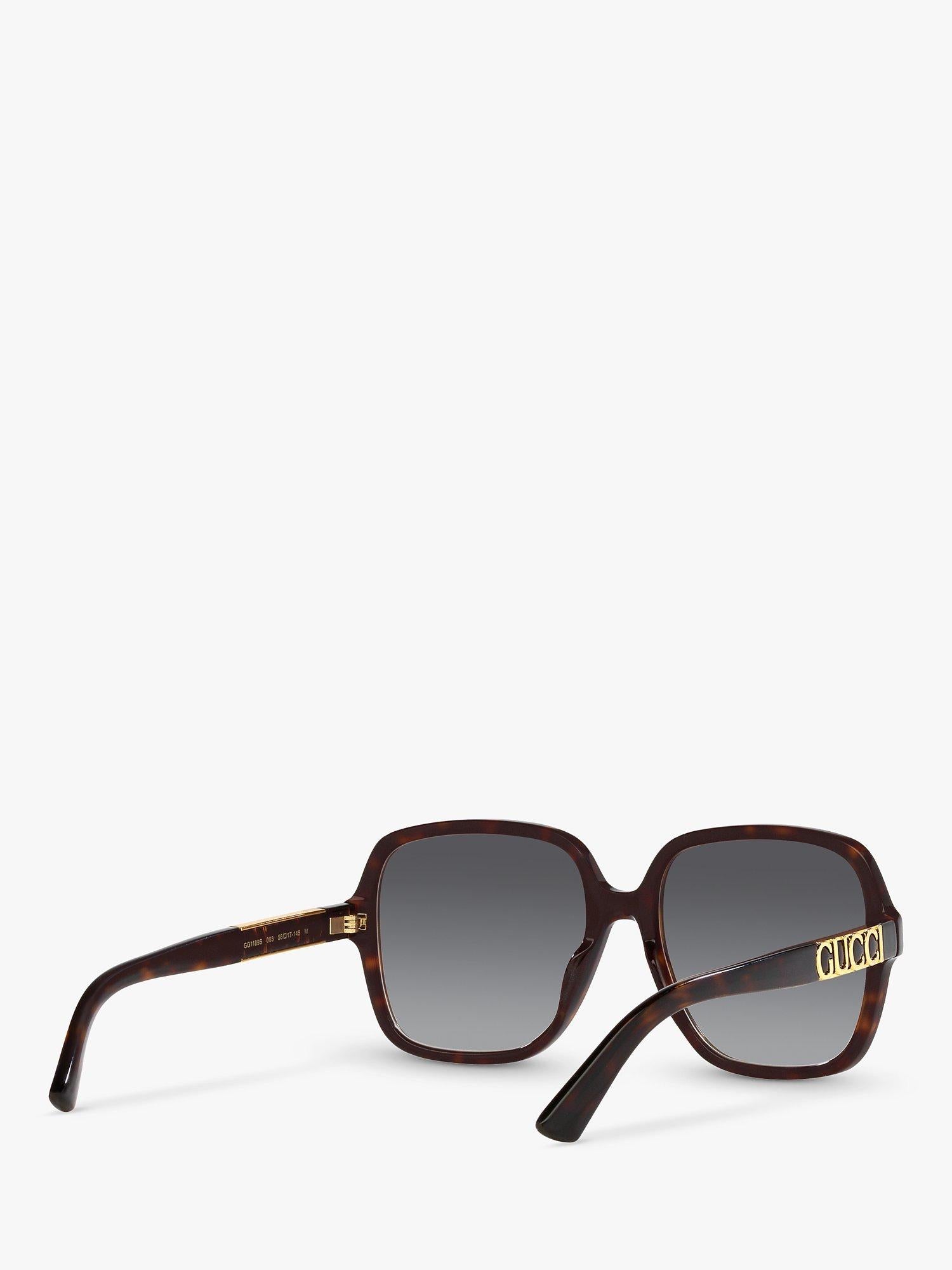 GG1189S Unisex Square Sunglasses, Brown/Grey Gradient