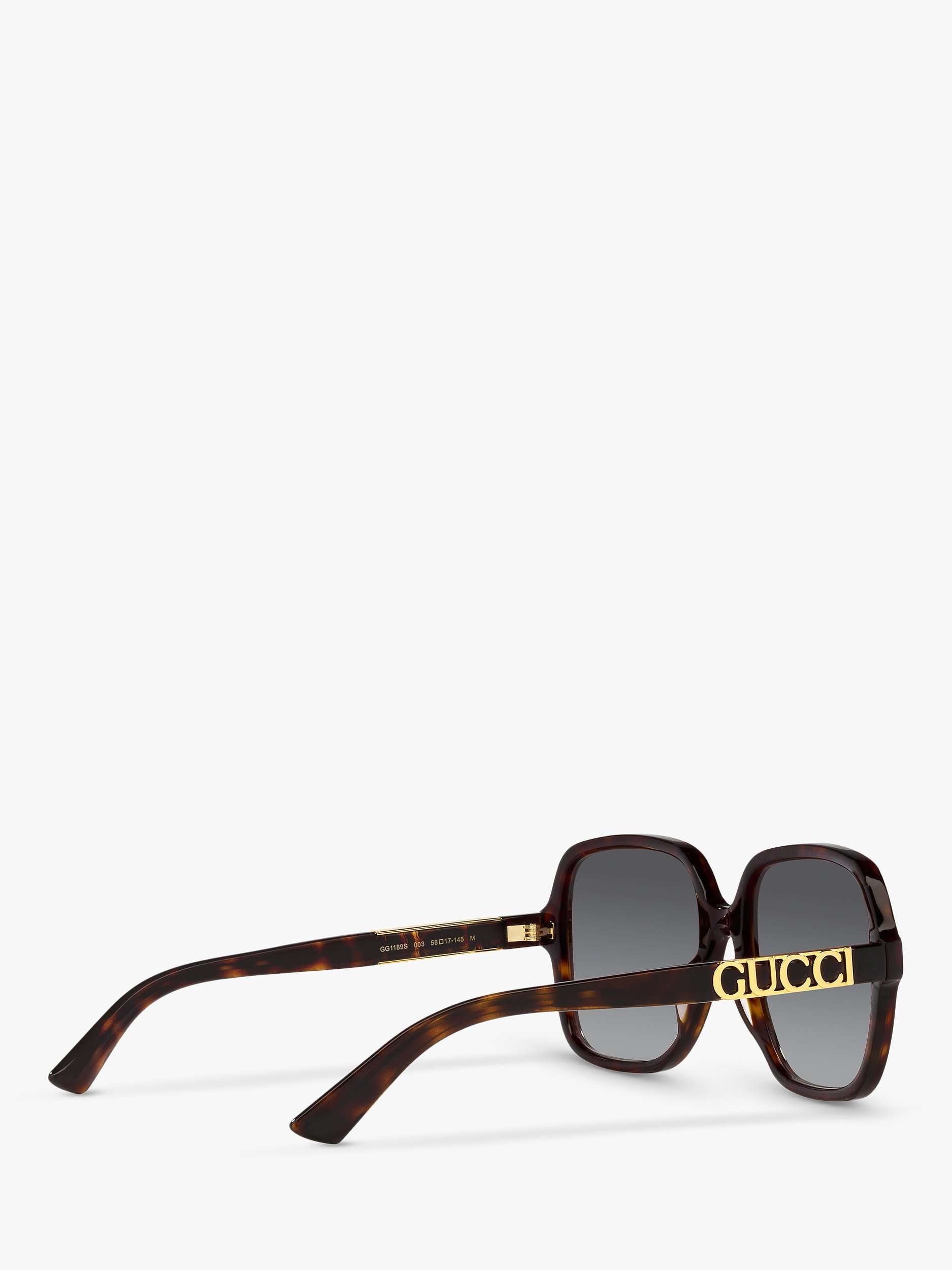 GG1189S Unisex Square Sunglasses, Brown/Grey Gradient
