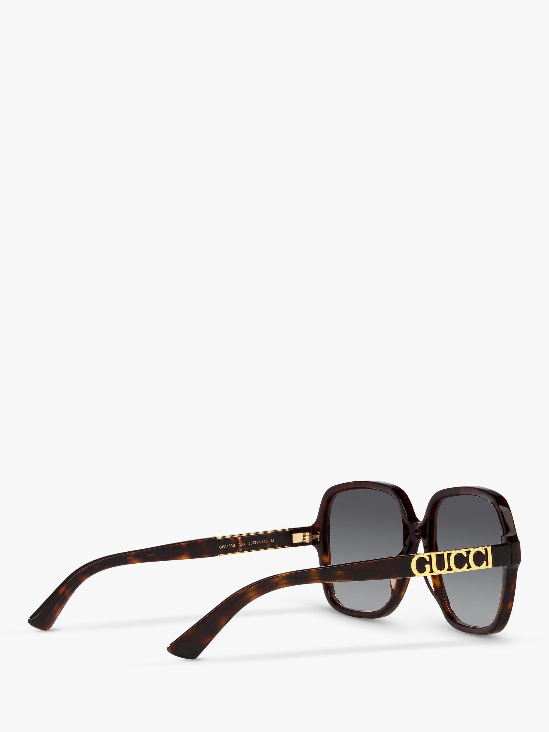 GG1189S Unisex Square Sunglasses, Brown/Grey Gradient