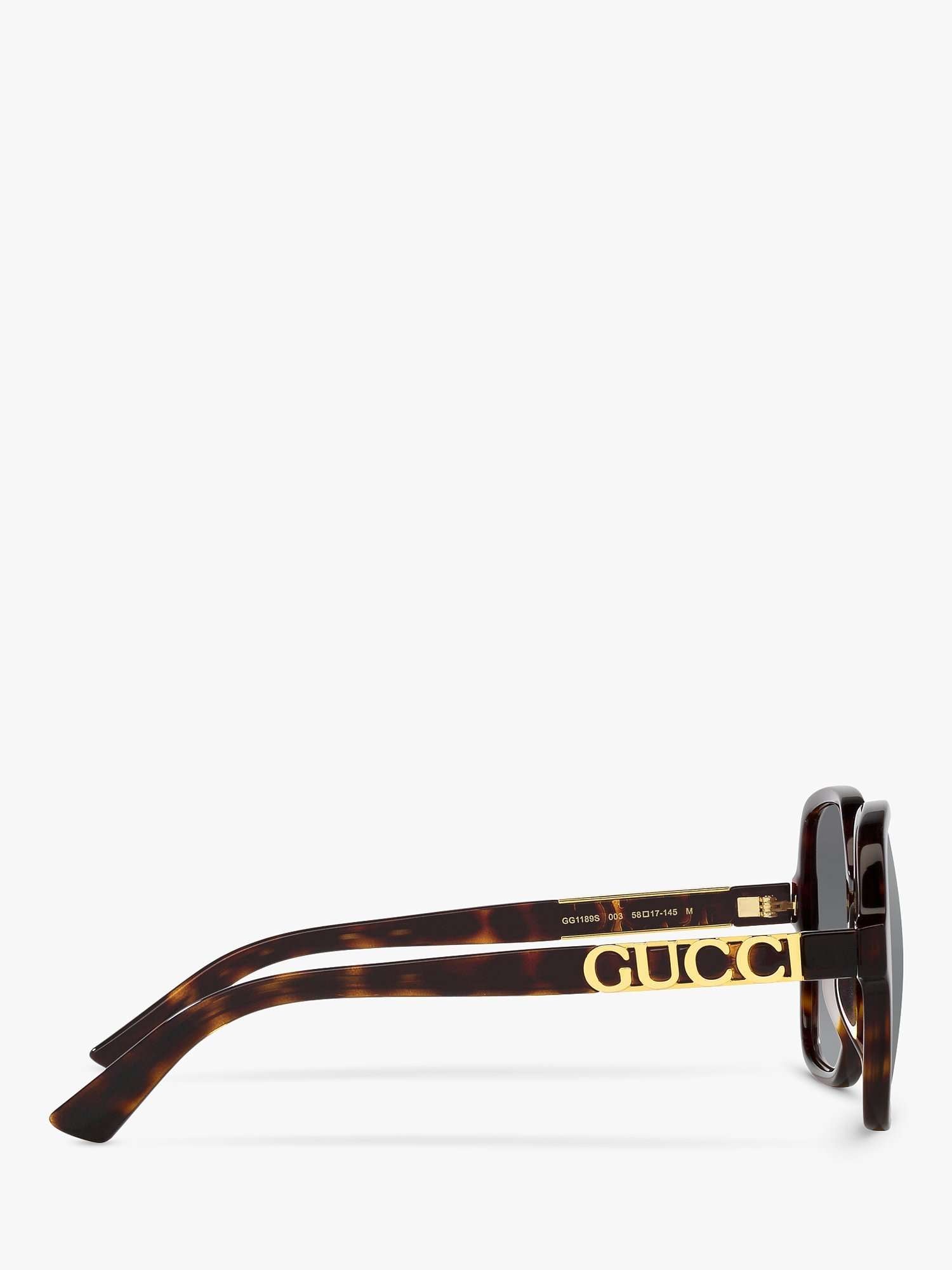 GG1189S Unisex Square Sunglasses, Brown/Grey Gradient