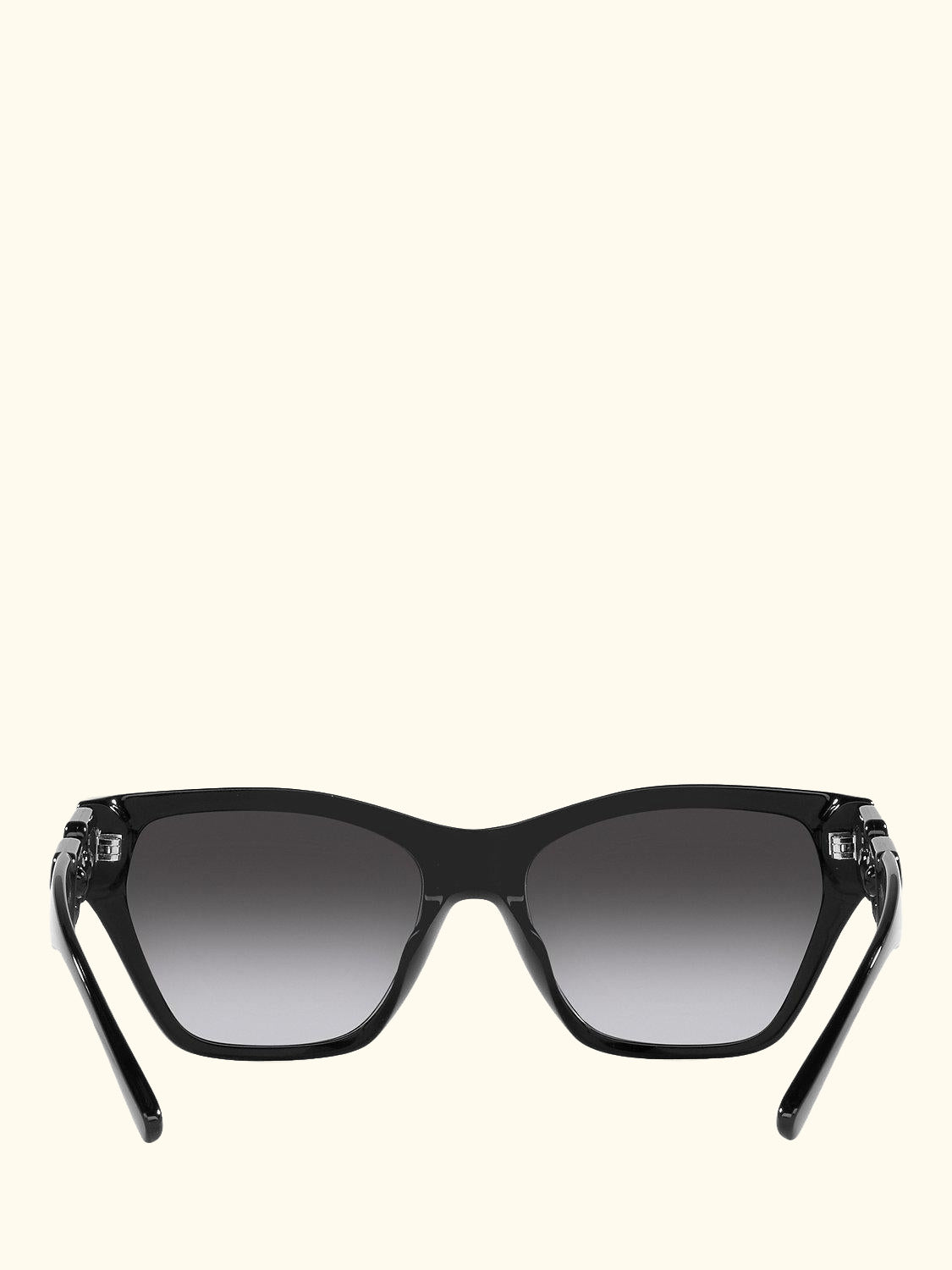 EA4203U Women's Cat's Eye Sunglasses, Shiny Black